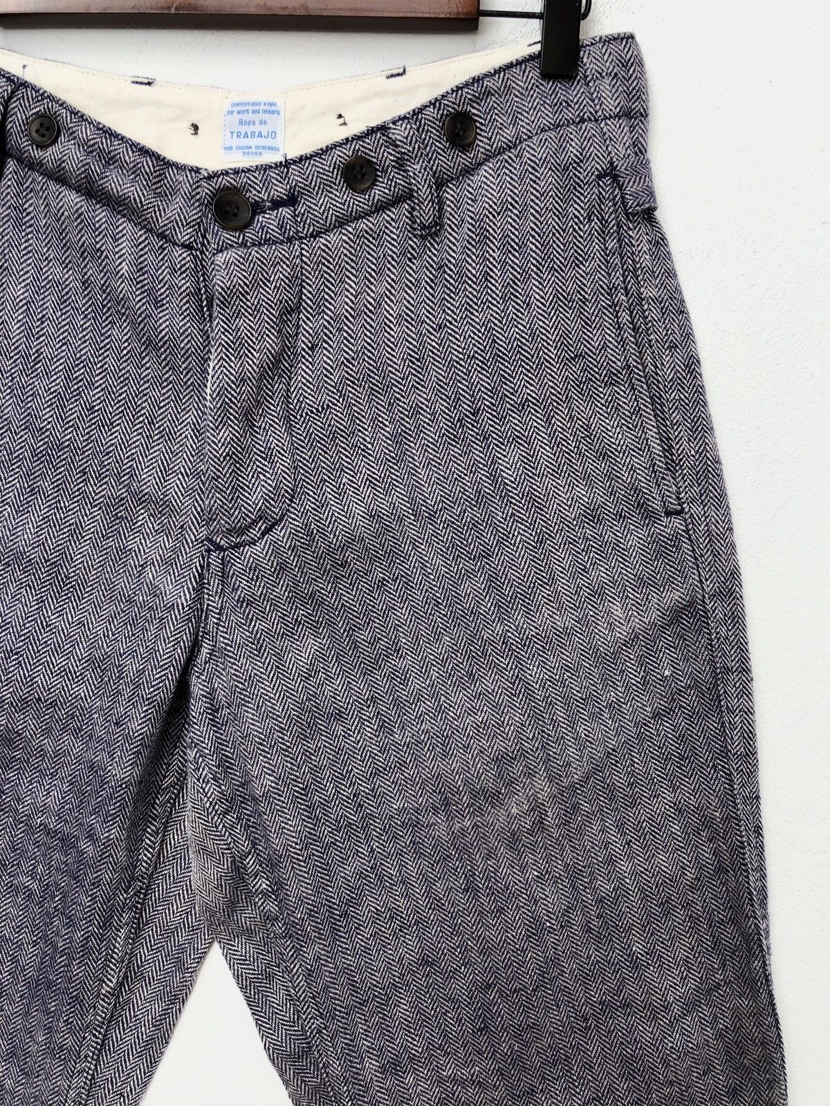 URBAN RESEARCH DOORS Ropa de Trabajo For Urban Research Doors Linen Trousers Size US 30 / EU 46 - 5 Thumbnail