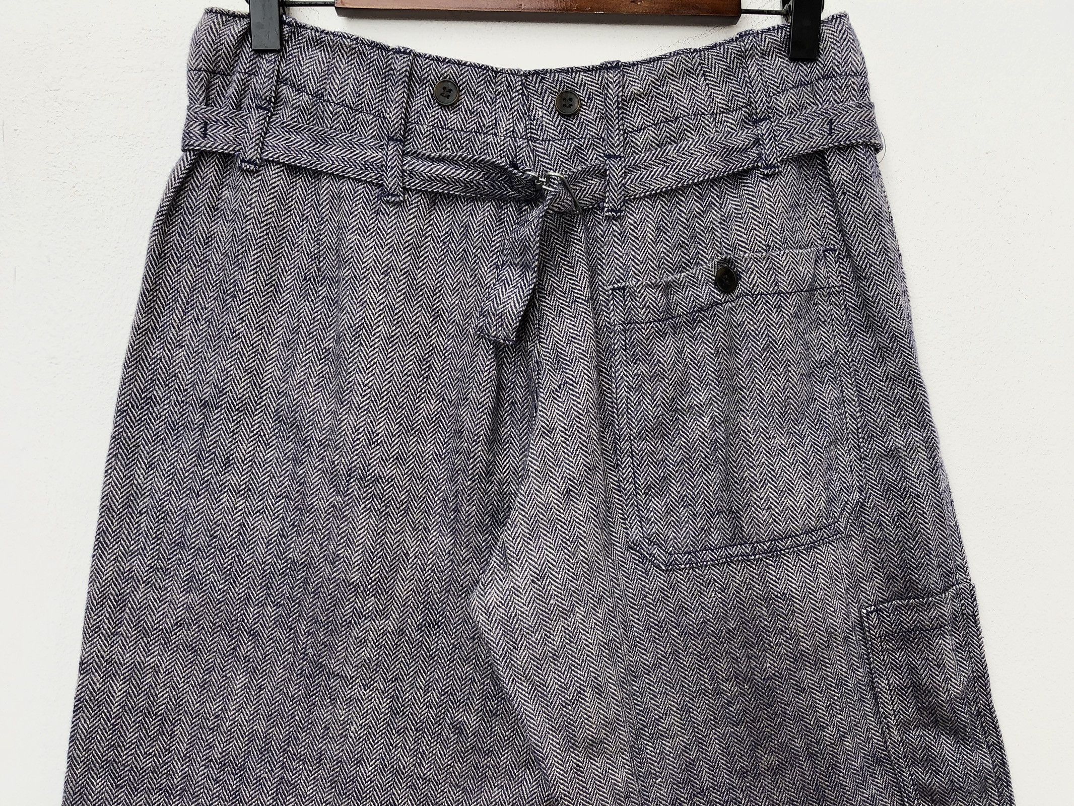 URBAN RESEARCH DOORS Ropa de Trabajo For Urban Research Doors Linen Trousers Size US 30 / EU 46 - 1 Thumbnail