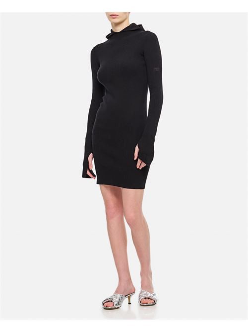 Fendi WOOL SILK RIBS MINI DRESS Size M / US 6-8 / IT 42-44 - 2 Thumbnail