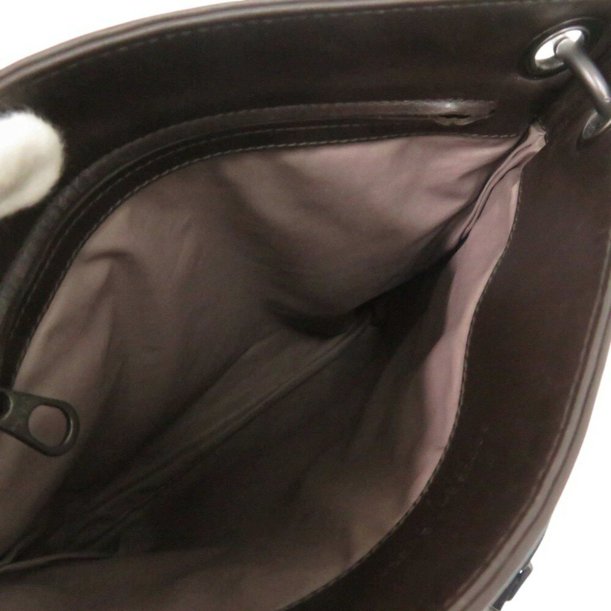 Bottega Veneta Bottega Veneta Intrecciato B05376461C Leather Dark Brown Shoulder Bag 1571BOTTEGAVENETA Men's Size ONE SIZE - 6 Thumbnail