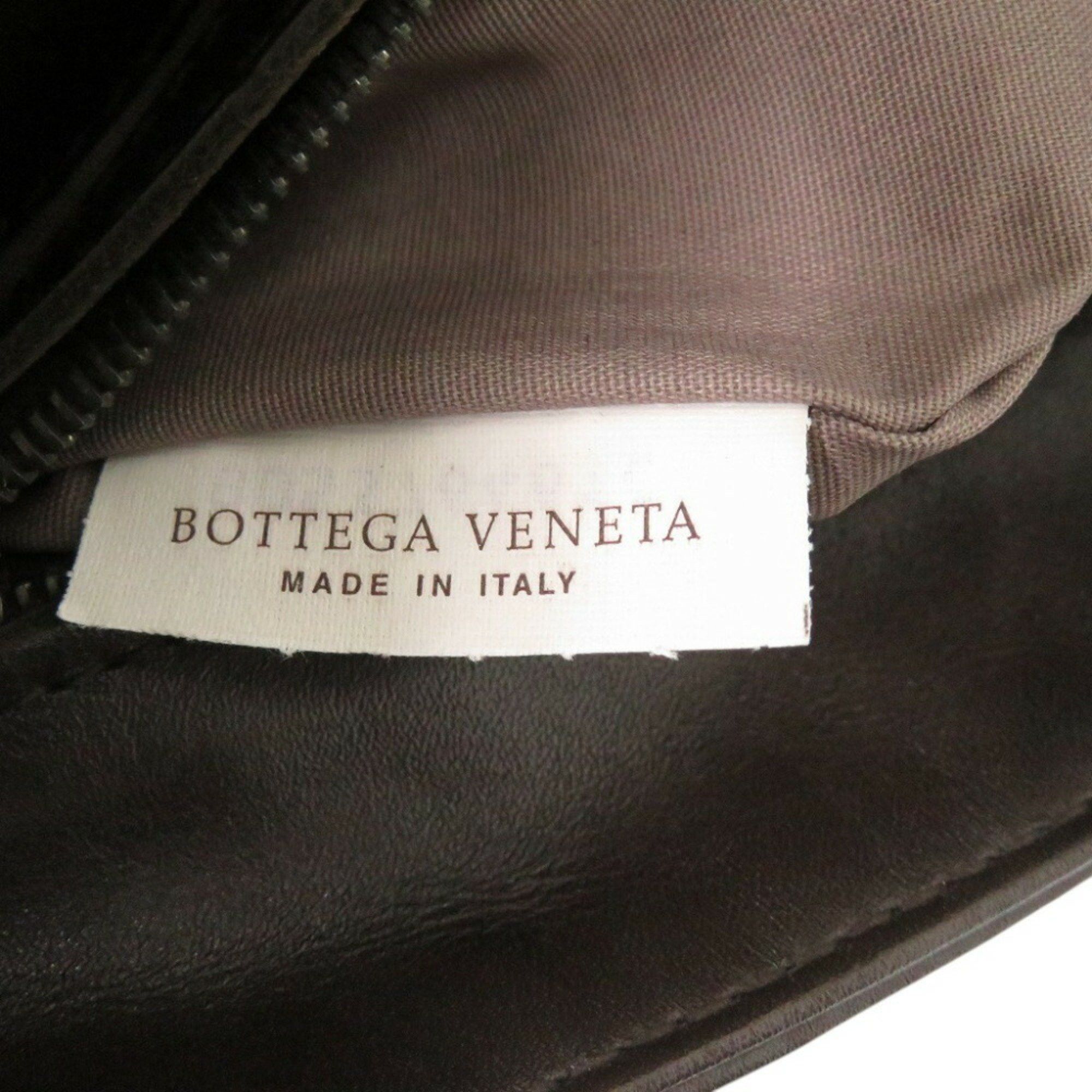 Bottega Veneta Bottega Veneta Intrecciato B05376461C Leather Dark Brown Shoulder Bag 1571BOTTEGAVENETA Men's Size ONE SIZE - 8 Thumbnail