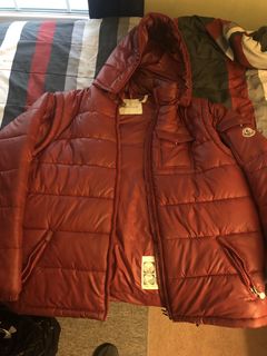 Moncler Wil Down Jacket - Red Jackets, Clothing - MOC107098