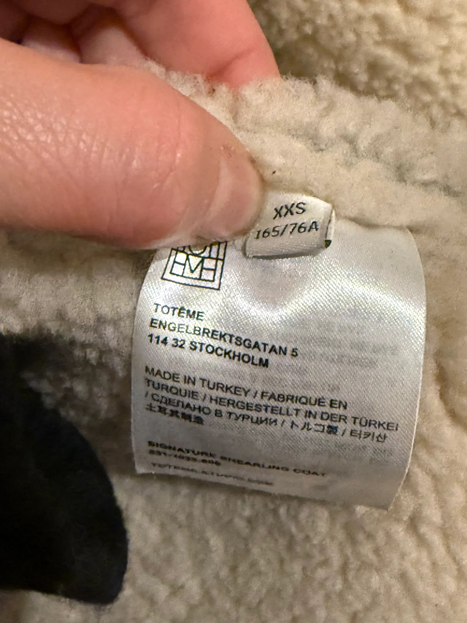 Toteme Toteme Signature shearling coat Coat Size XXS / US 00 / IT 34 - 4 Thumbnail