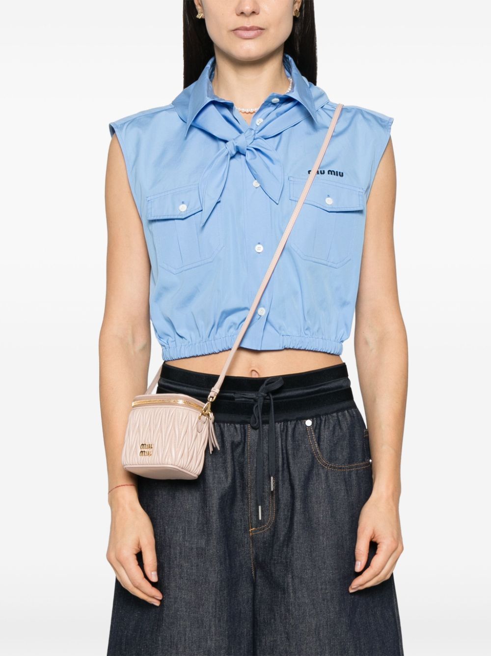Miu Miu MATELASSÉ LEATHER MINI BAG Size ONE SIZE - 5 Thumbnail