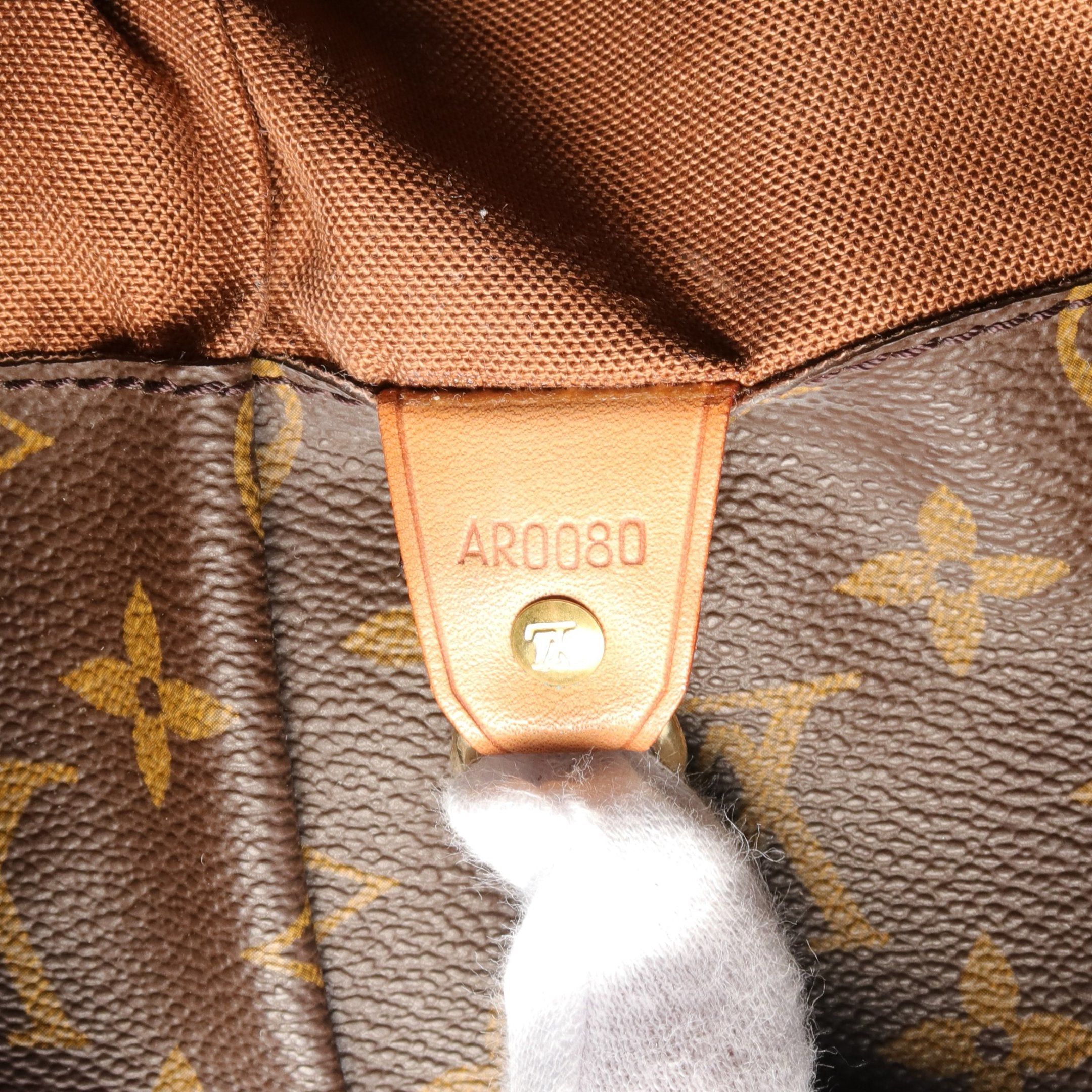 Louis Vuitton Louis Vuitton Cabas Alto Monogram Shoulder Bag Tote Leather Brown Size ONE SIZE - 5 Thumbnail