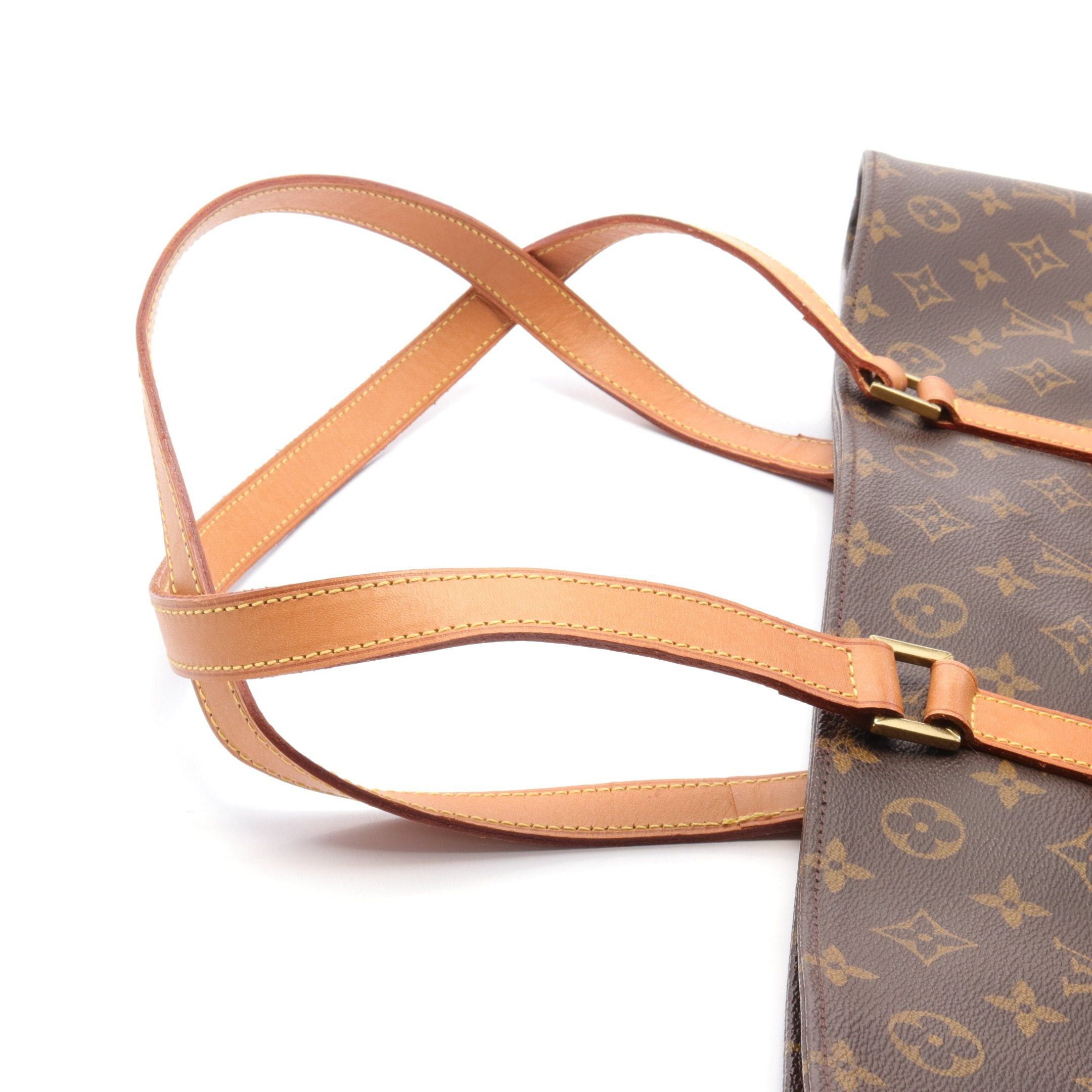 Louis Vuitton Louis Vuitton Cabas Alto Monogram Shoulder Bag Tote Leather Brown Size ONE SIZE - 6 Thumbnail