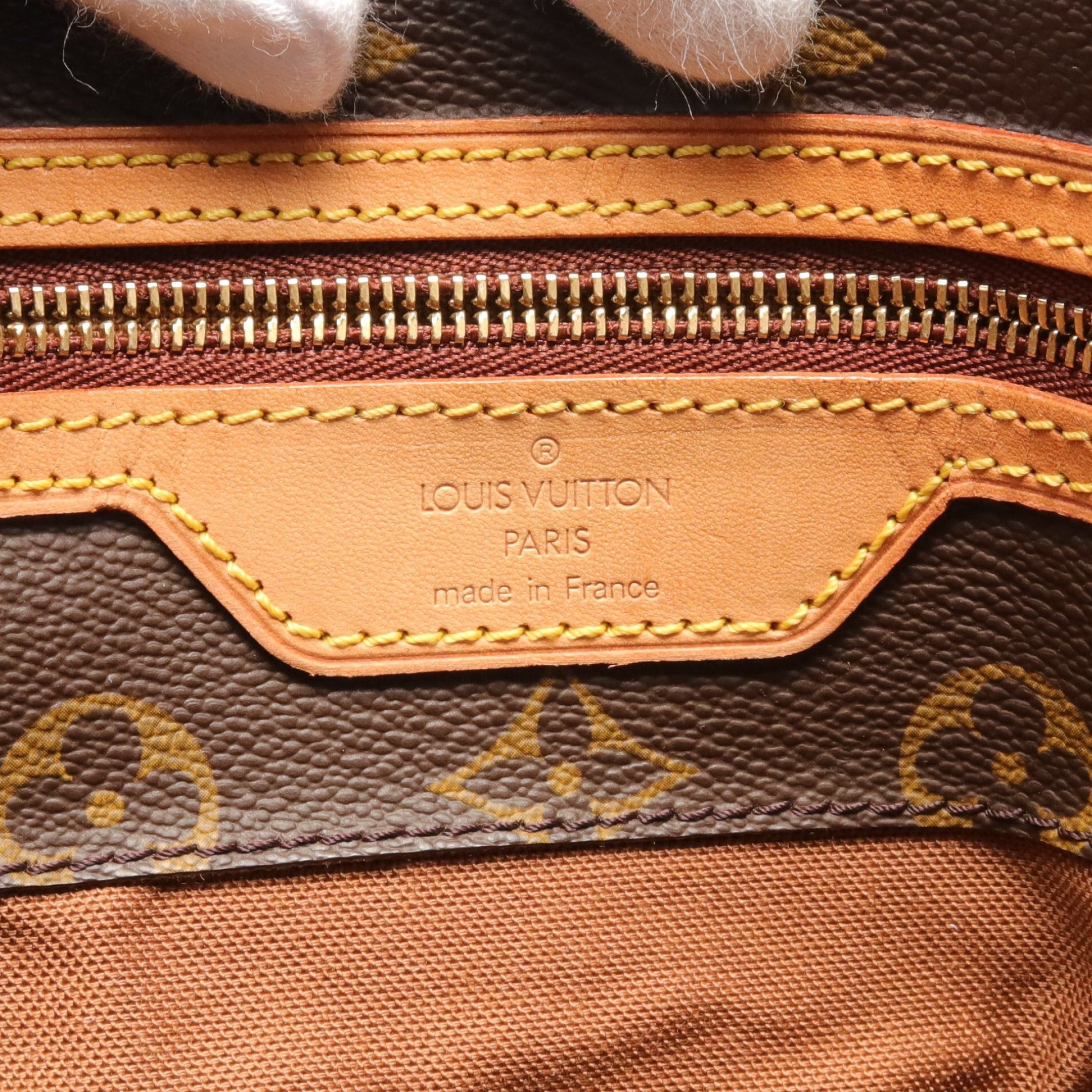 Louis Vuitton Louis Vuitton Cabas Alto Monogram Shoulder Bag Tote Leather Brown Size ONE SIZE - 4 Thumbnail