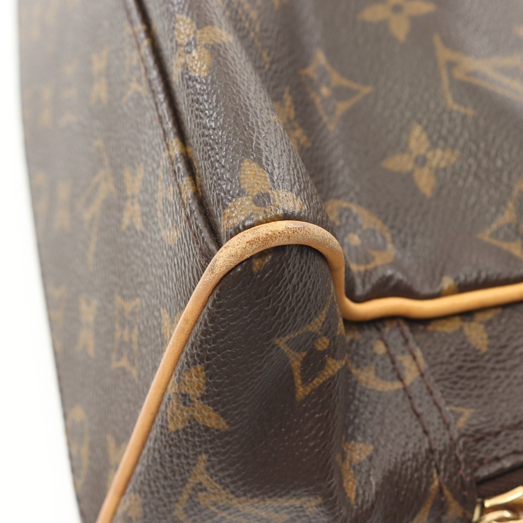 Louis Vuitton Louis Vuitton Manhattan Pm Monogram Handbag Leather Brown Size ONE SIZE - 8 Thumbnail