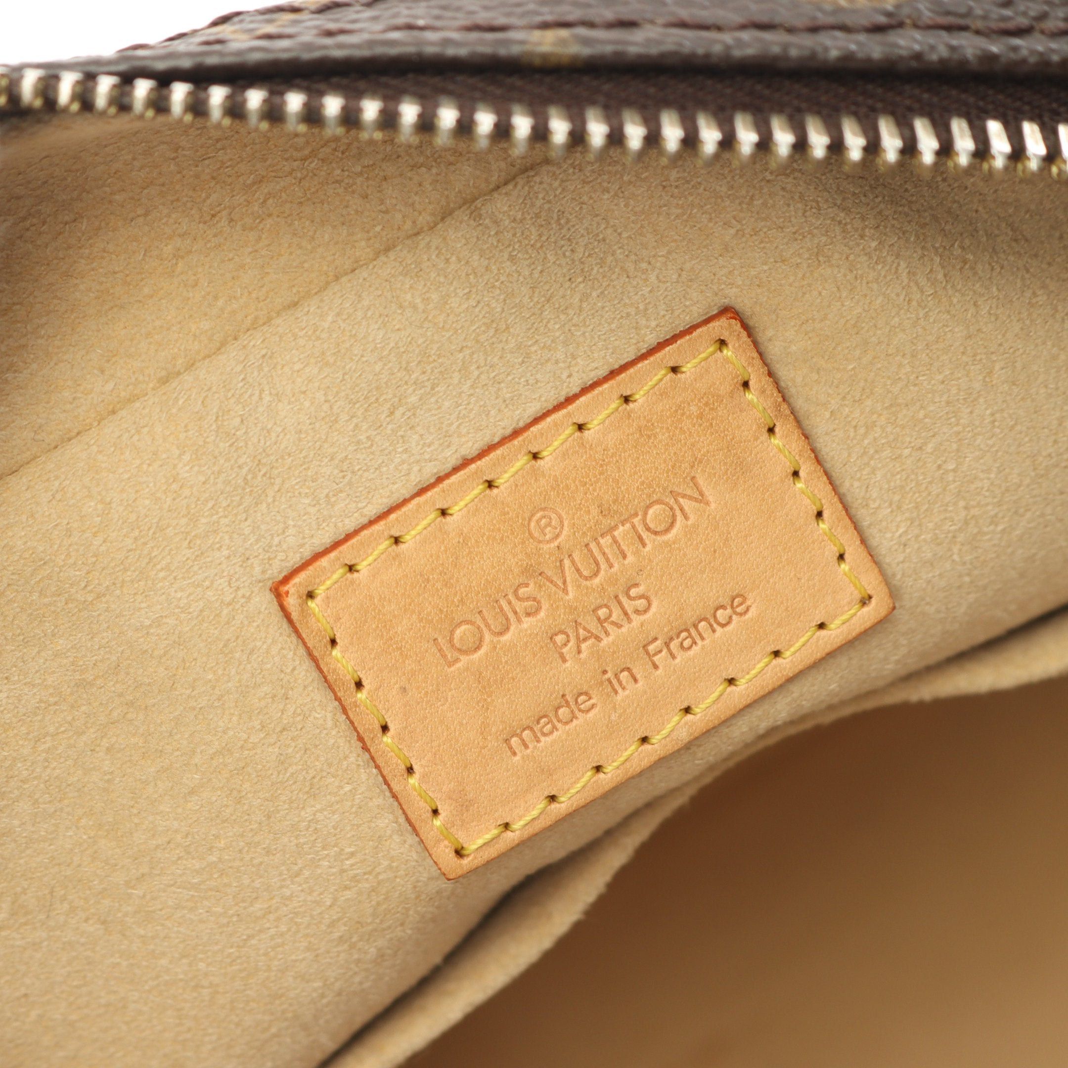 Louis Vuitton Louis Vuitton Manhattan Pm Monogram Handbag Leather Brown Size ONE SIZE - 4 Thumbnail