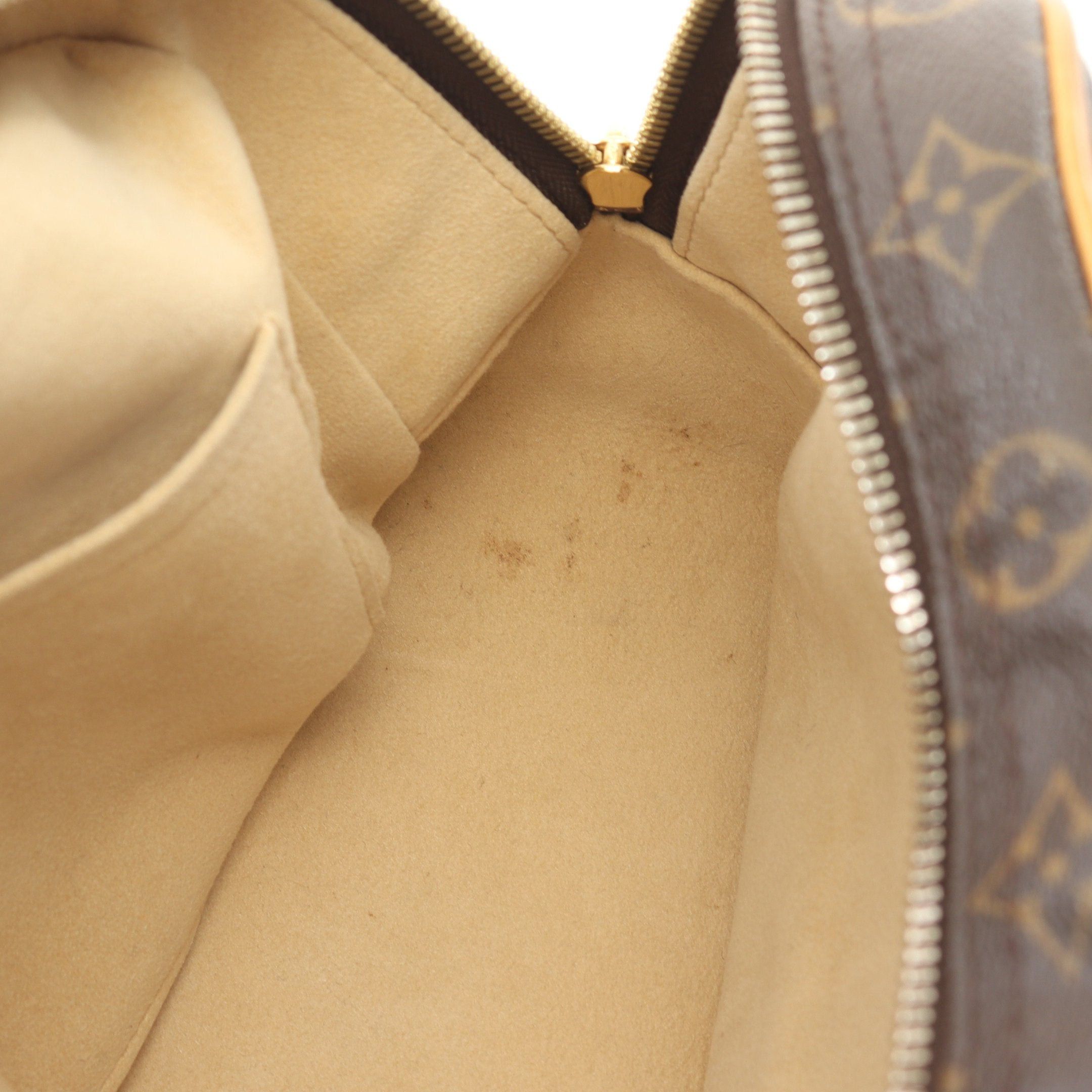 Louis Vuitton Louis Vuitton Manhattan Pm Monogram Handbag Leather Brown Size ONE SIZE - 10 Thumbnail
