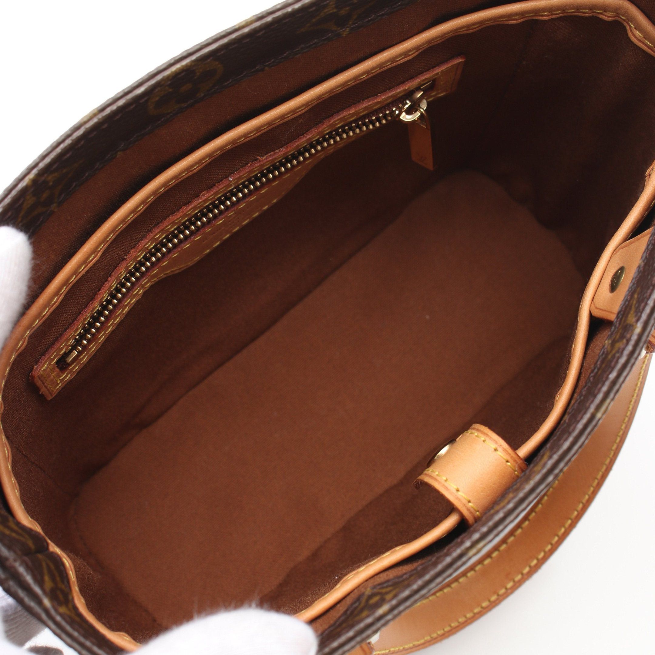 Louis Vuitton Louis Vuitton Vavin Pm Monogram Handbag Leather Brown Size ONE SIZE - 3 Thumbnail