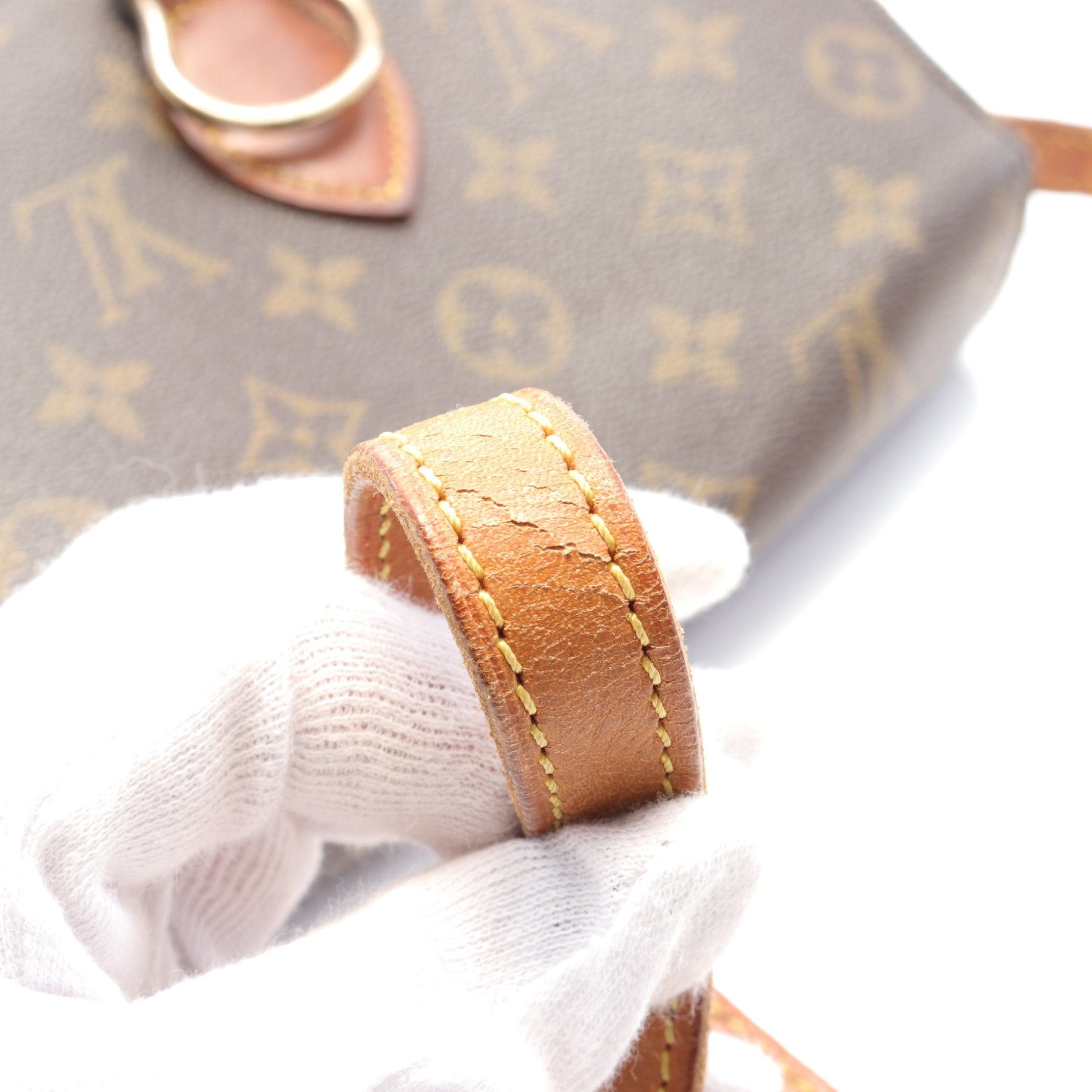 Louis Vuitton Louis Vuitton Sun Crew Mm Monogram Shoulder Bag Leather Brown Size ONE SIZE - 8 Thumbnail