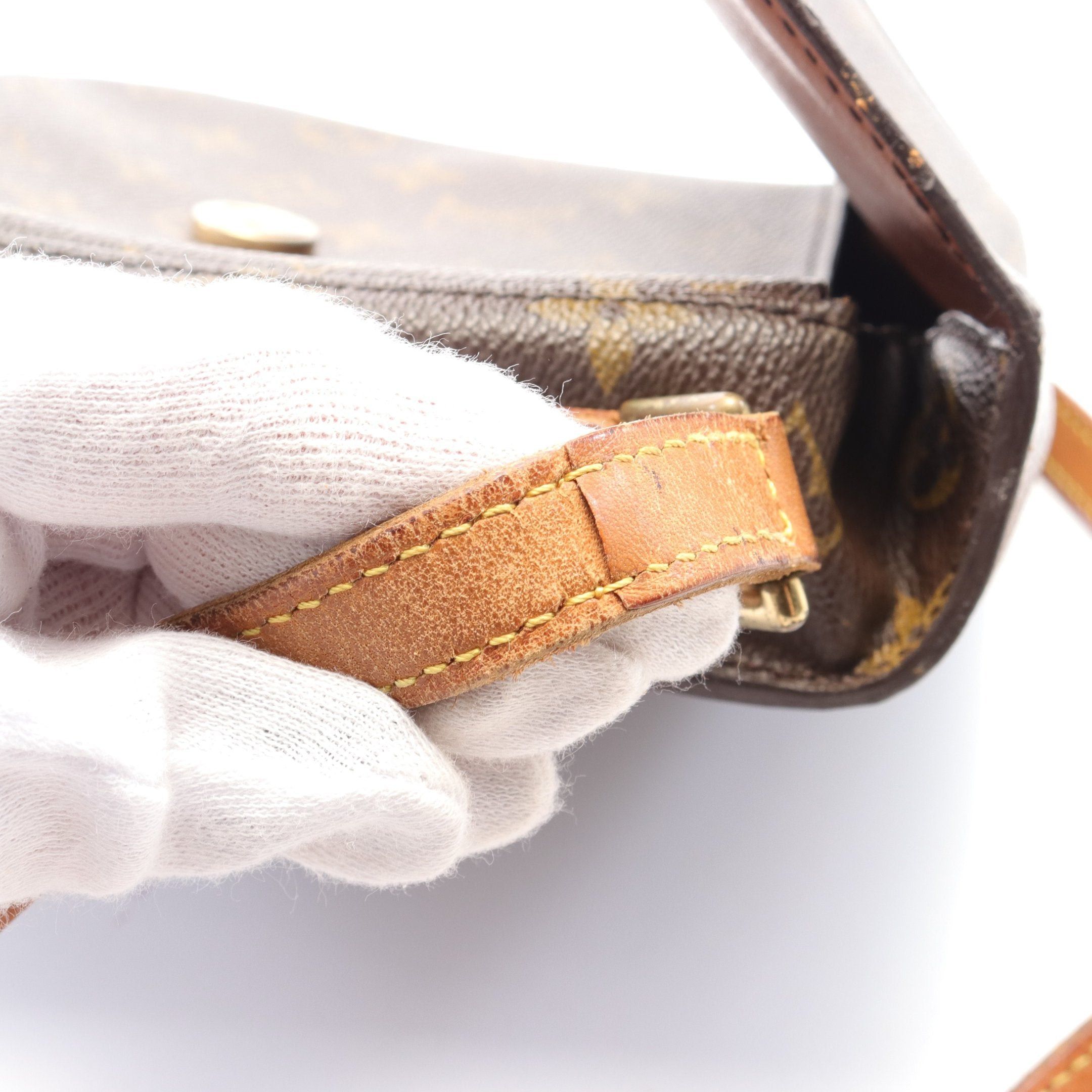 Louis Vuitton Louis Vuitton Sun Crew Mm Monogram Shoulder Bag Leather Brown Size ONE SIZE - 7 Thumbnail