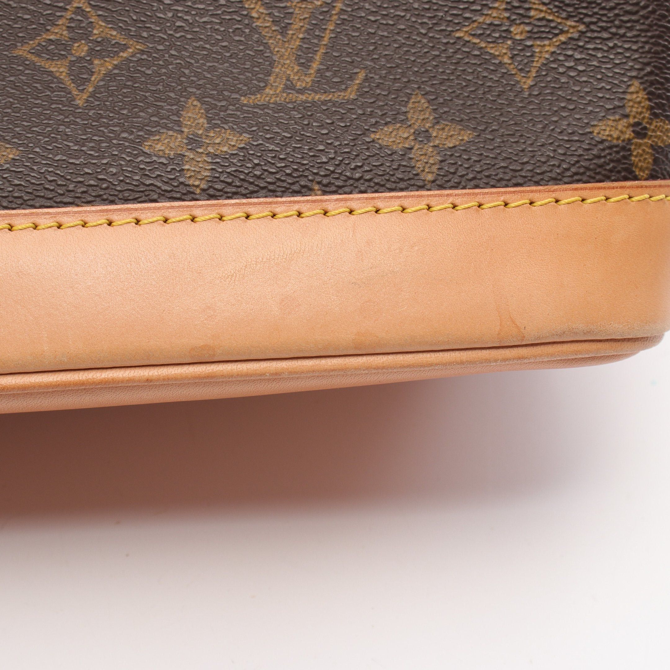 Louis Vuitton Louis Vuitton Alma Pm Monogram Handbag Leather Brown Size ONE SIZE - 8 Thumbnail