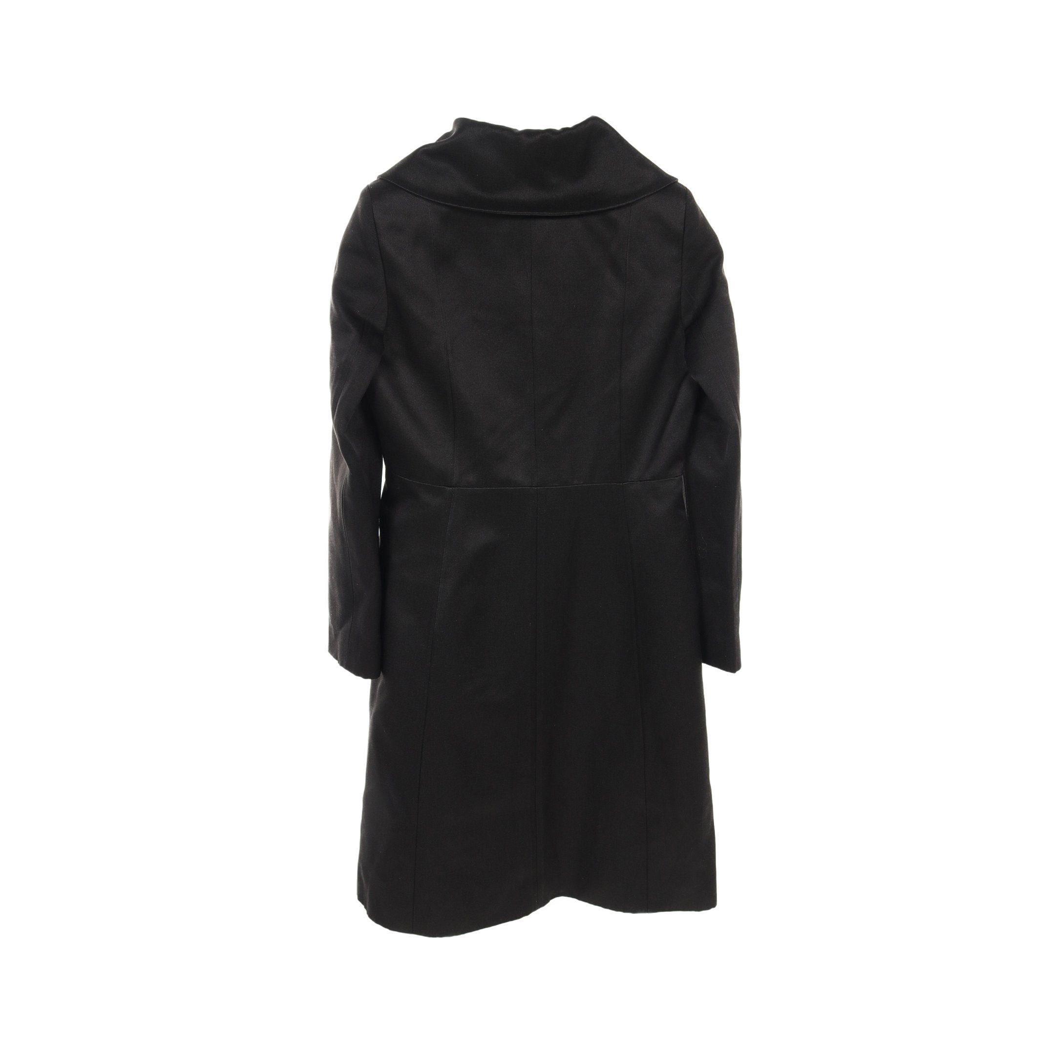 Dior Dior Coat Cotton Silk Black Double Breasted Ribbon Size ONE SIZE - 2 Thumbnail