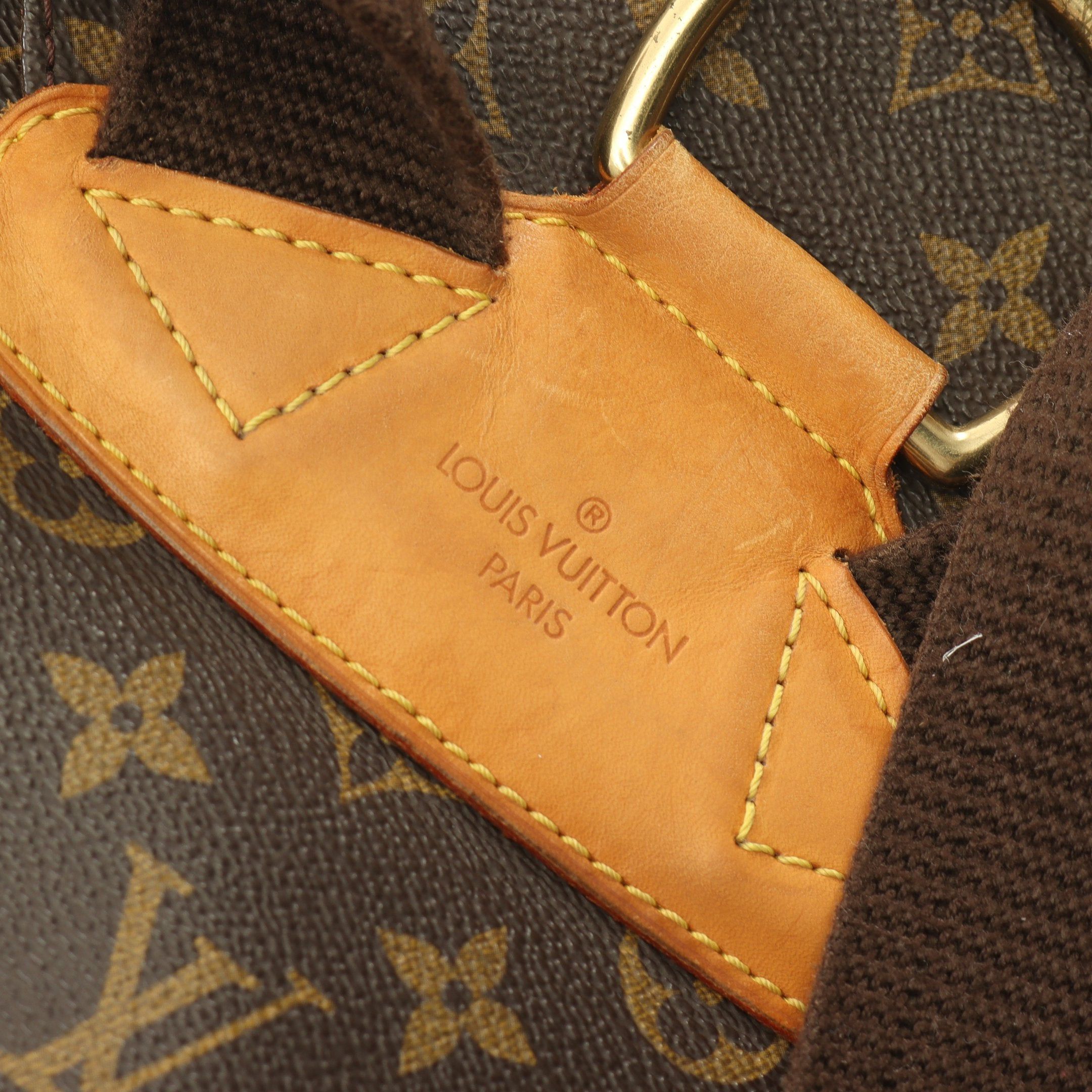 Louis Vuitton Louis Vuitton Montsouris Gm Monogram Backpack Rucksack Leather Brown Size ONE SIZE - 4 Thumbnail