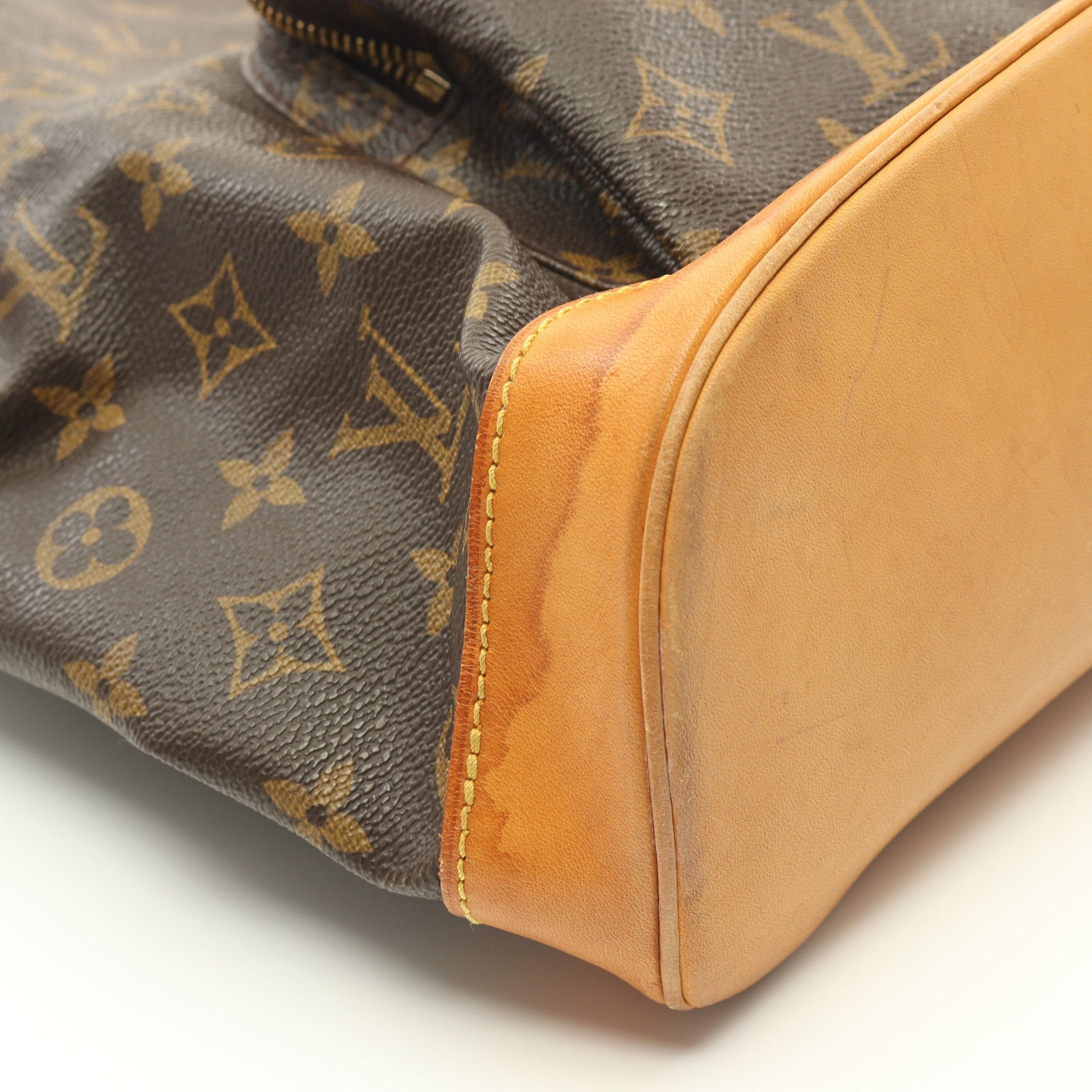 Louis Vuitton Louis Vuitton Montsouris Gm Monogram Backpack Rucksack Leather Brown Size ONE SIZE - 6 Thumbnail