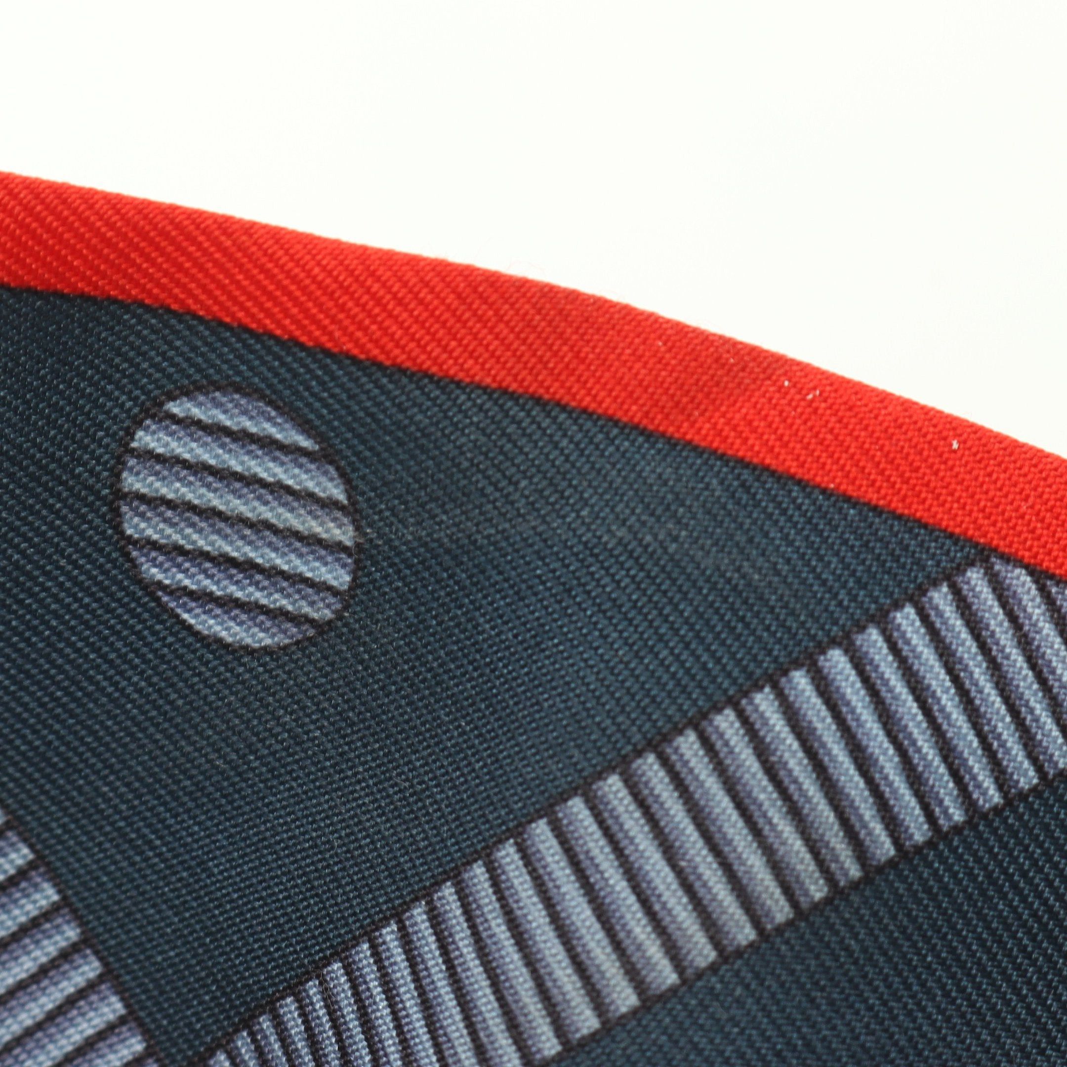 Hermes Hermes Twilly Balade En Berline Bandana Ribbon Scarf Silk Navy Multicolor Size ONE SIZE - 4 Thumbnail
