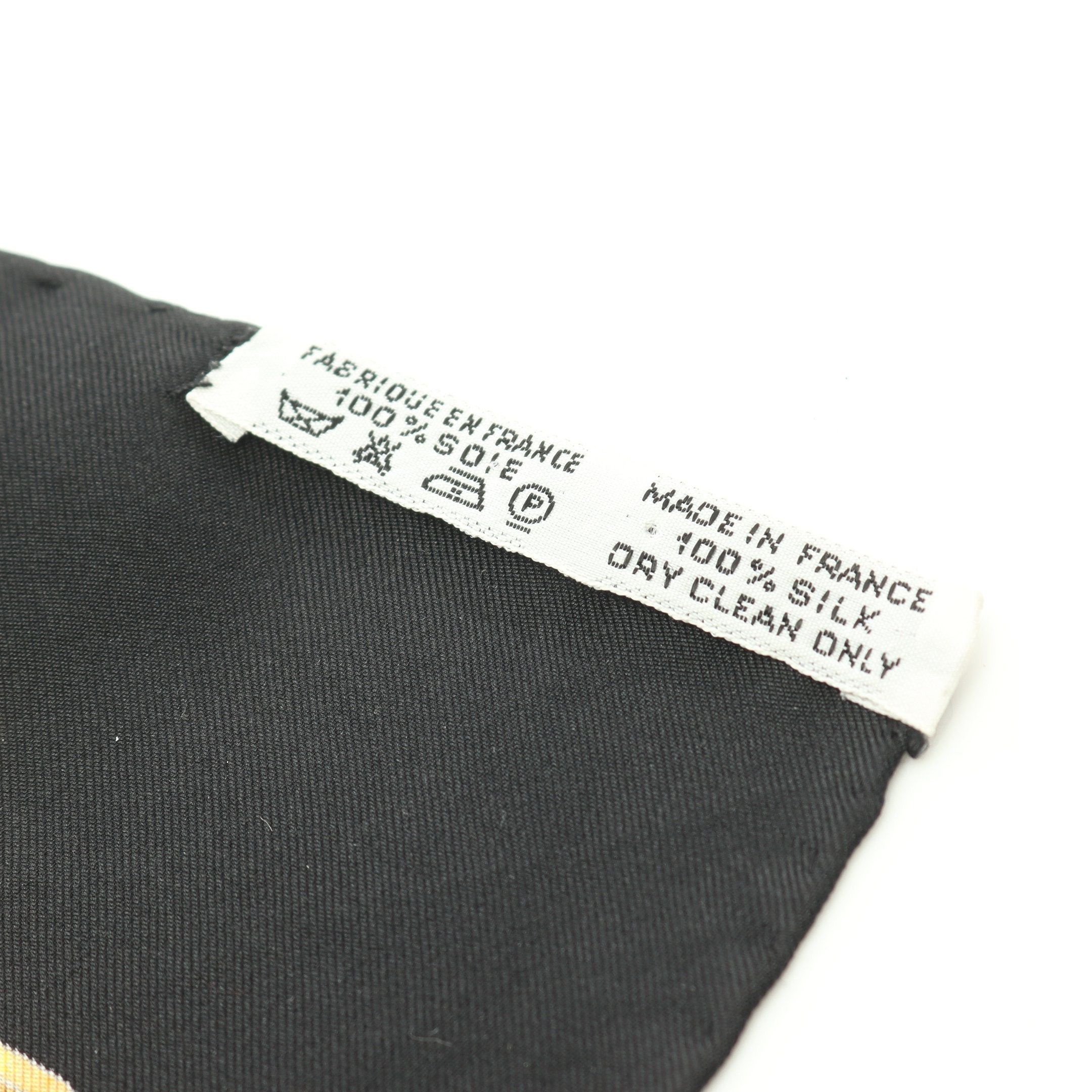 Hermes Hermes Carres 90 Envol Scarf Silk Black Multicolor Size ONE SIZE - 3 Thumbnail