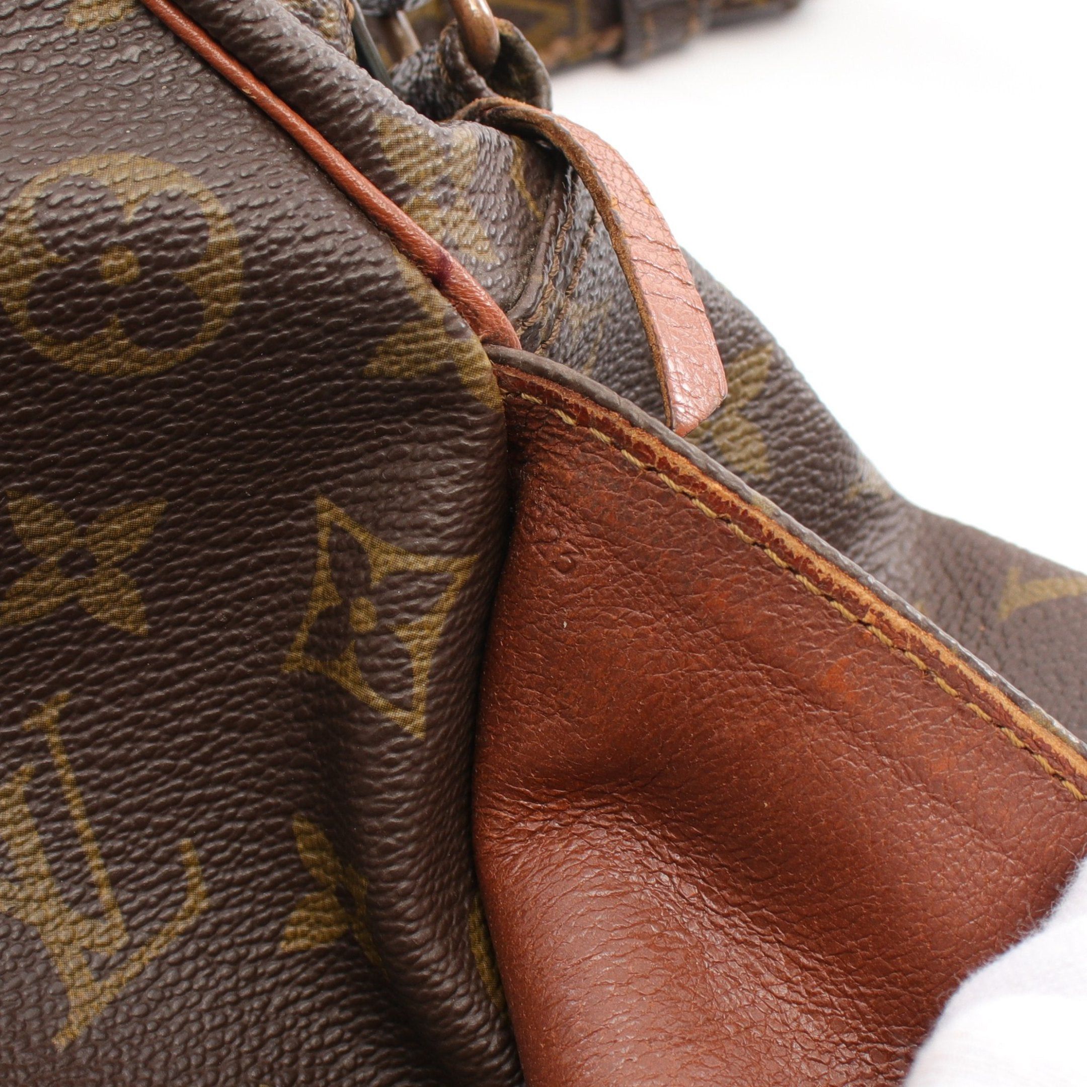 Louis Vuitton Louis Vuitton Marceau Monogram Shoulder Bag Leather Brown Size ONE SIZE - 4 Thumbnail