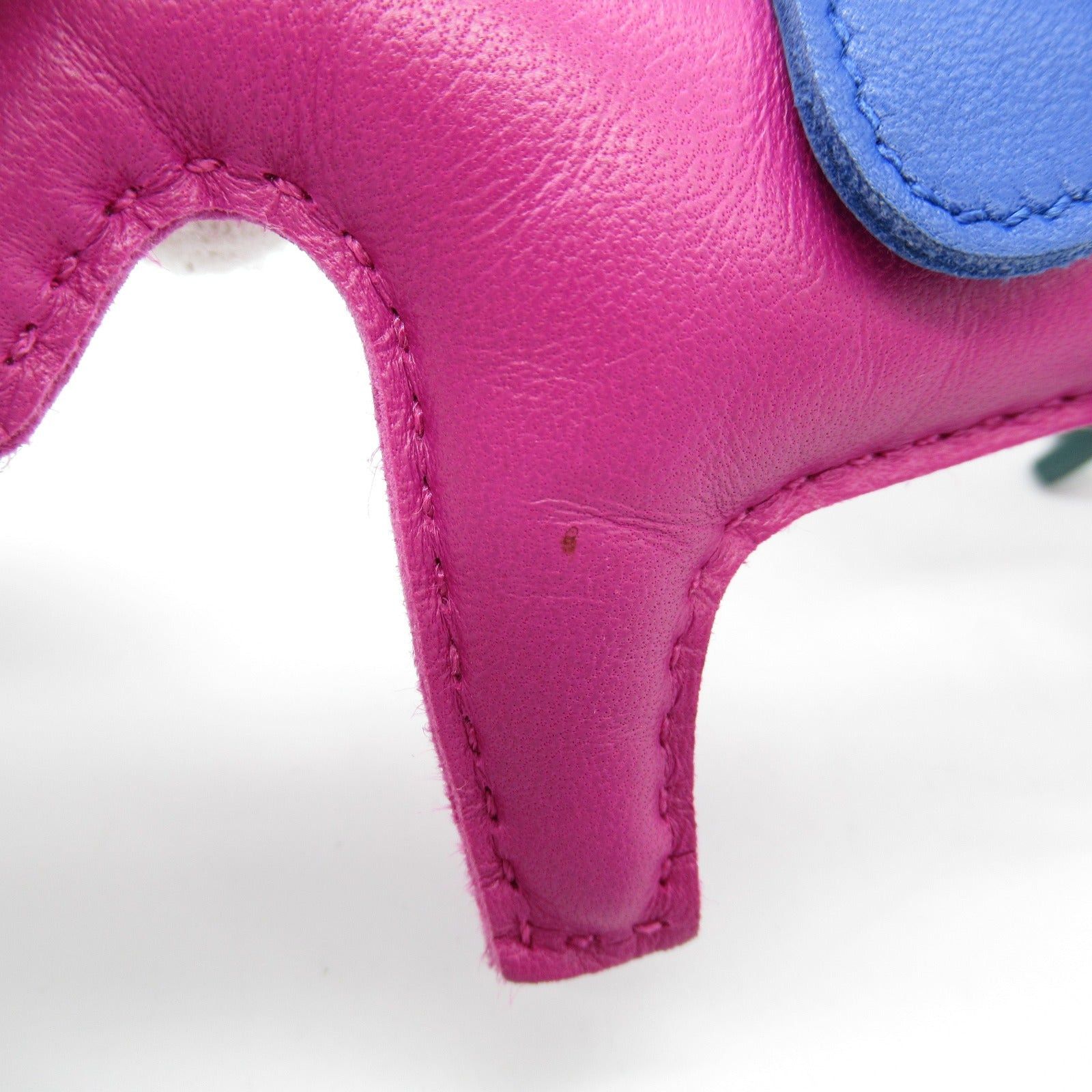 Hermes Hermes Rodeo Pm Rose Purple/Malachite/Blue Electric Charm Leather Aagneau Purple Malachite/Blue Size ONE SIZE - 5 Thumbnail