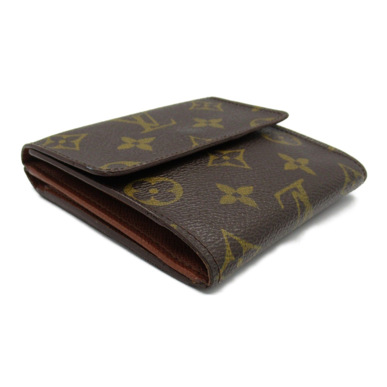 Louis Vuitton Louis Vuitton Porto Monnaie Vie Carte Credit Trifold Wallet Coated Canvas Monogram Brown Size ONE SIZE - 3 Thumbnail