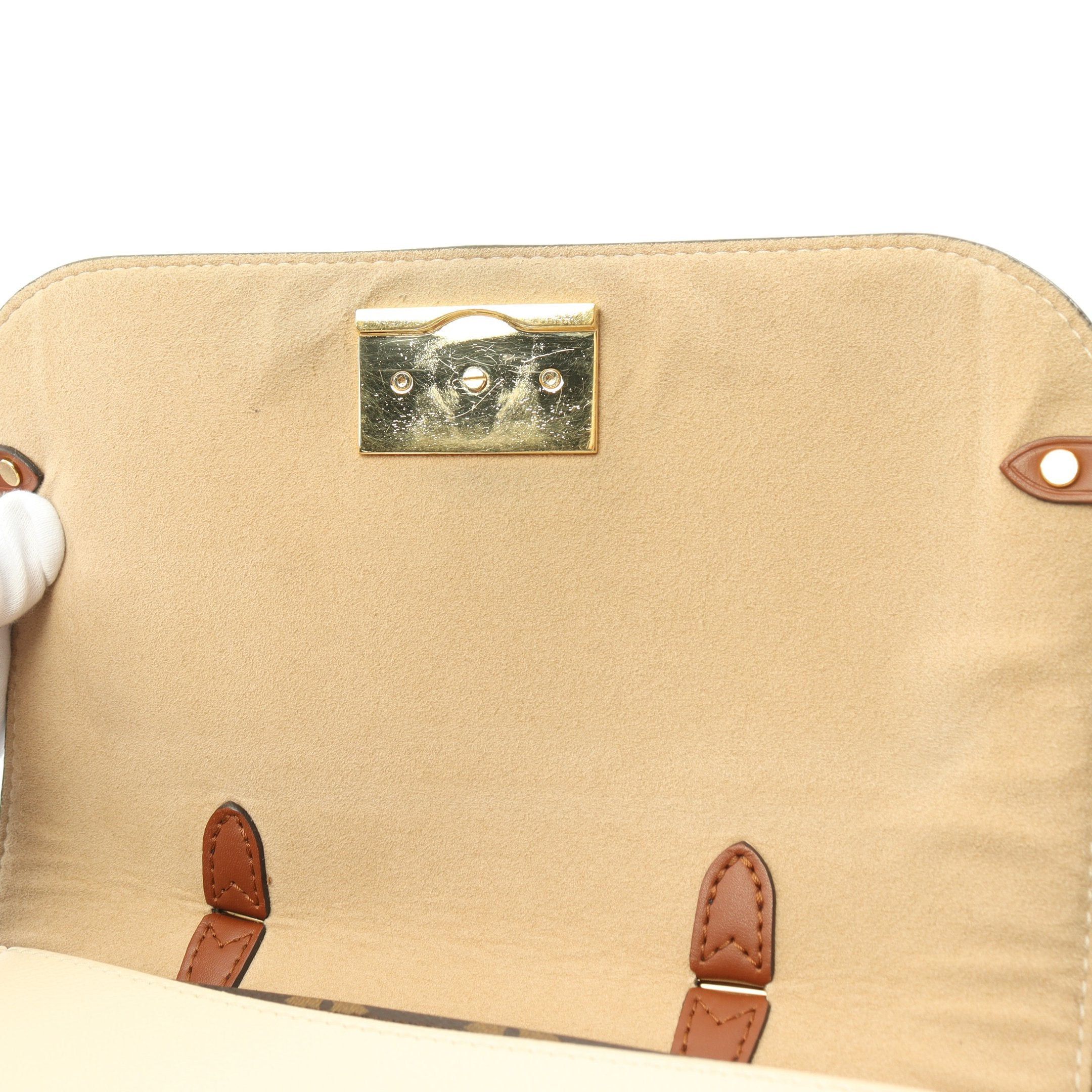 Louis Vuitton Louis Vuitton Vaugirard Pm Monogram Handbag Leather Brown Light Beige Size ONE SIZE - 6 Thumbnail
