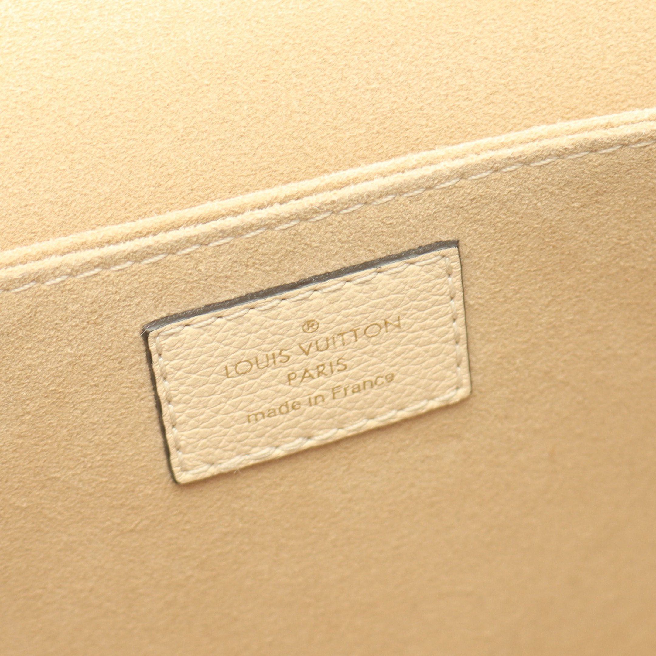 Louis Vuitton Louis Vuitton Vaugirard Pm Monogram Handbag Leather Brown Light Beige Size ONE SIZE - 4 Thumbnail