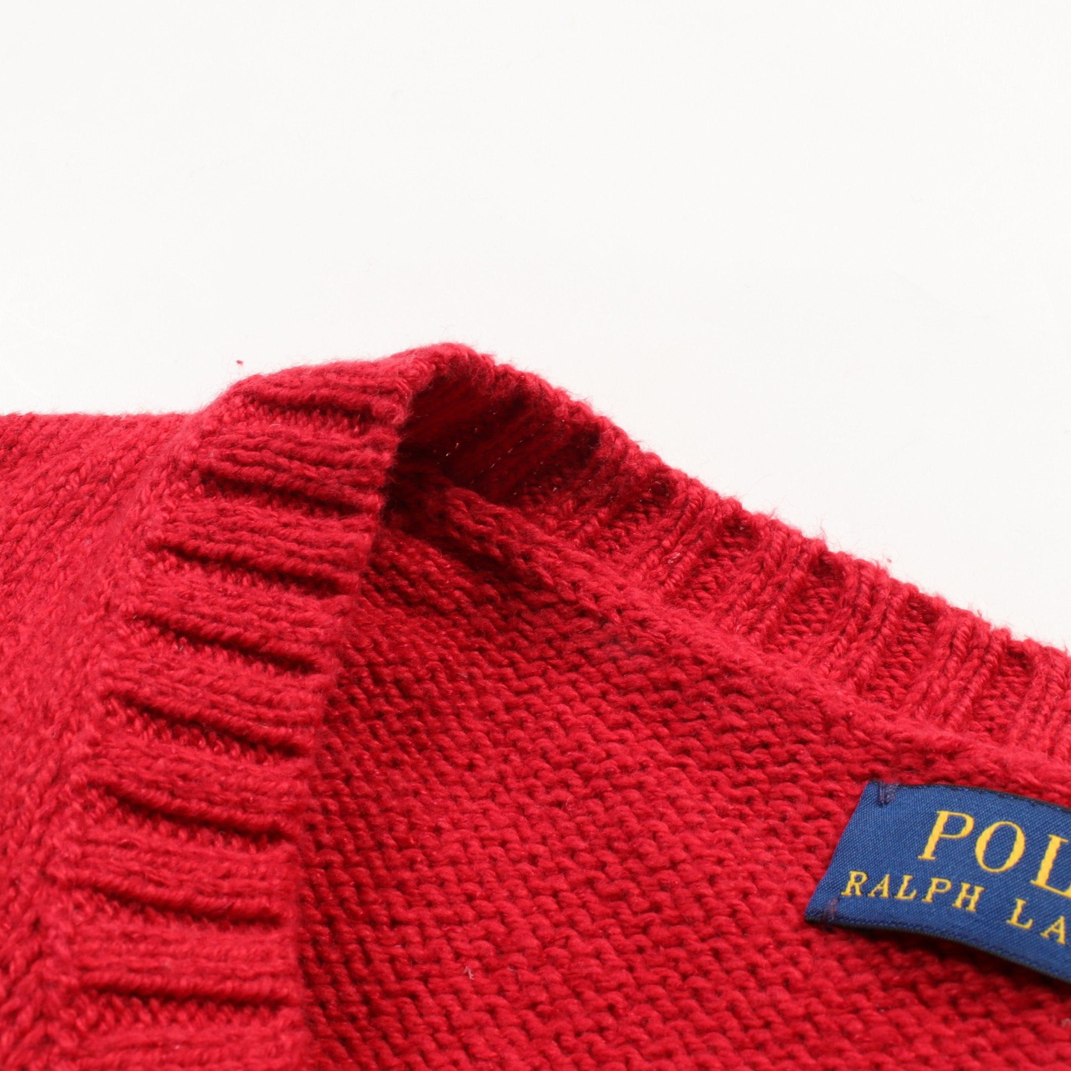 Ralph Lauren Ralph Lauren Polo Bear Ralph'S Coffee Knit Cotton Red Size ONE SIZE - 6 Thumbnail