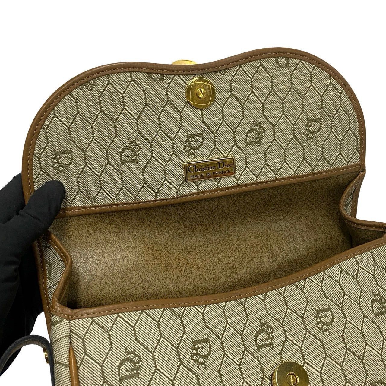 Dior Dior Shoulder Bag Neutrals Leather Size ONE SIZE - 8 Thumbnail