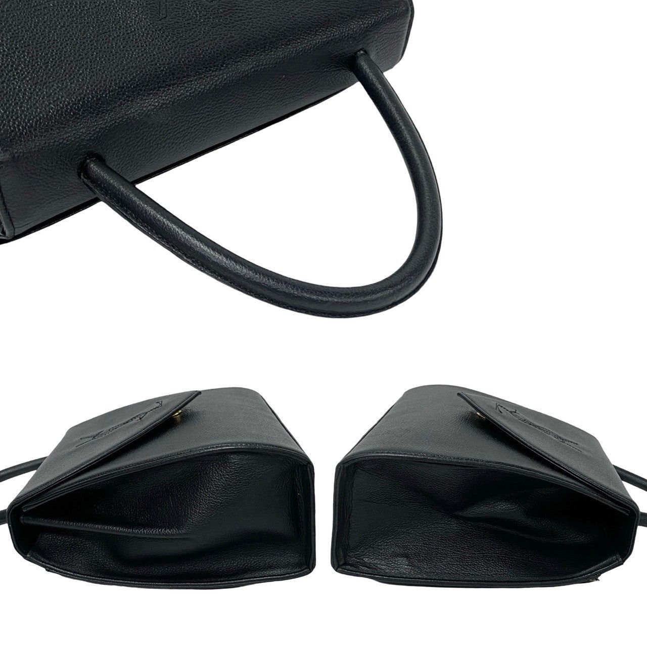 Yves Saint Laurent Handbag Black Leather