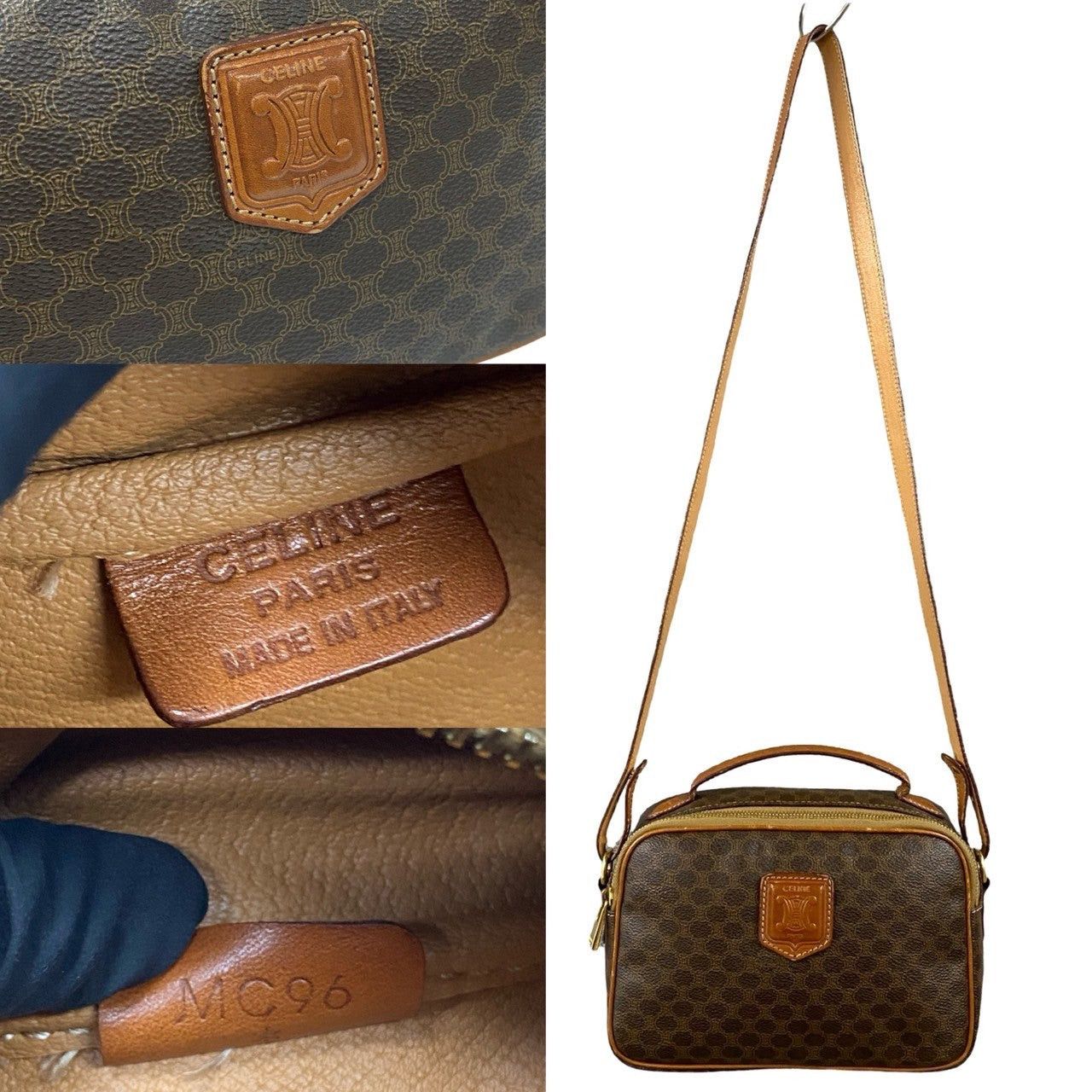 Celine Celine Shoulder Bag Brown Leather Size ONE SIZE - 3 Thumbnail