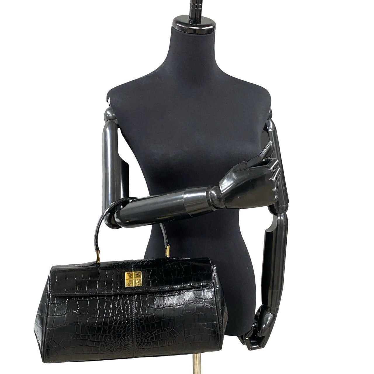 Yves Saint Laurent Yves Saint Laurent Handbag Black Leather Size ONE SIZE - 2 Thumbnail