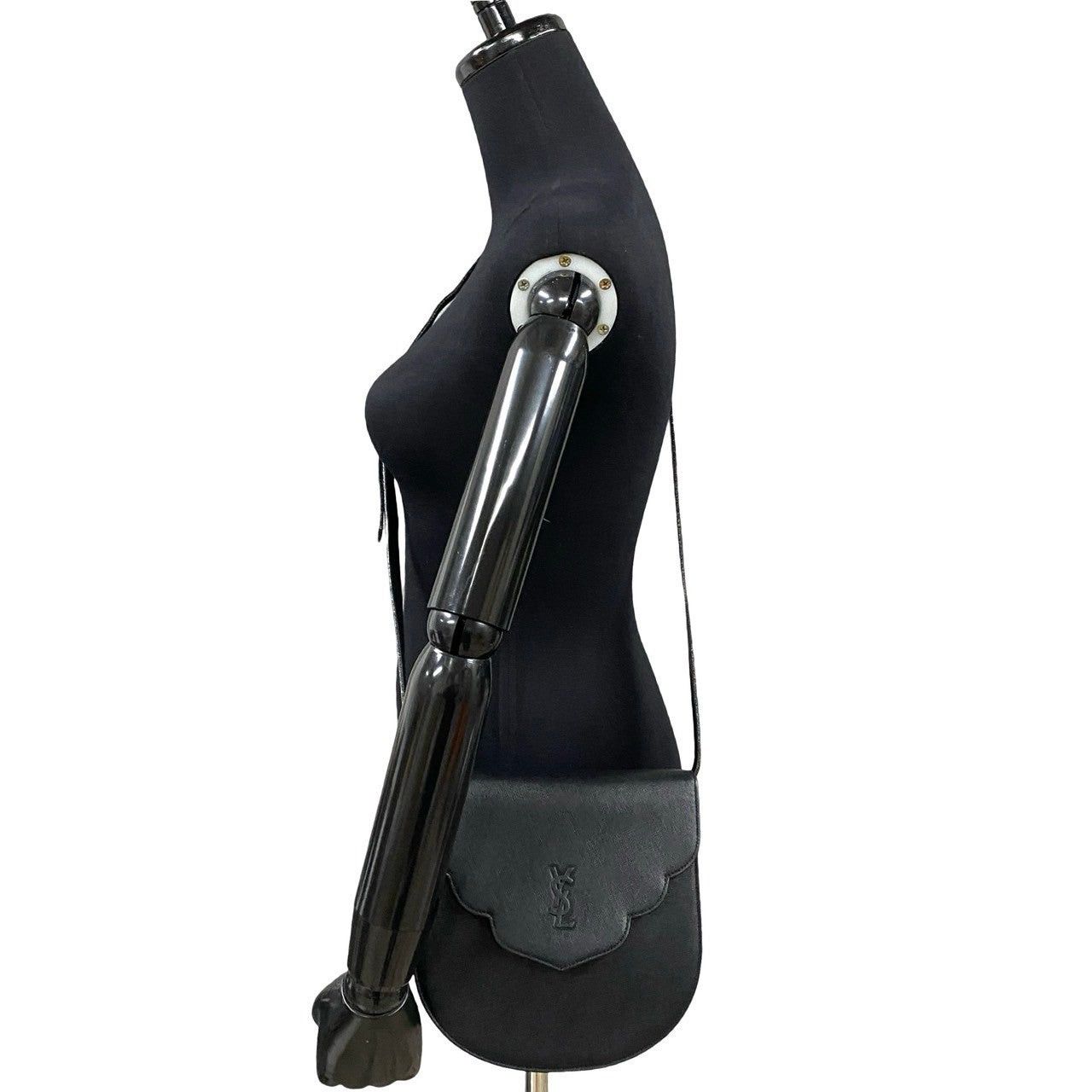 Yves Saint Laurent Yves Saint Laurent Shoulder Bag Black Leather Size ONE SIZE - 2 Thumbnail