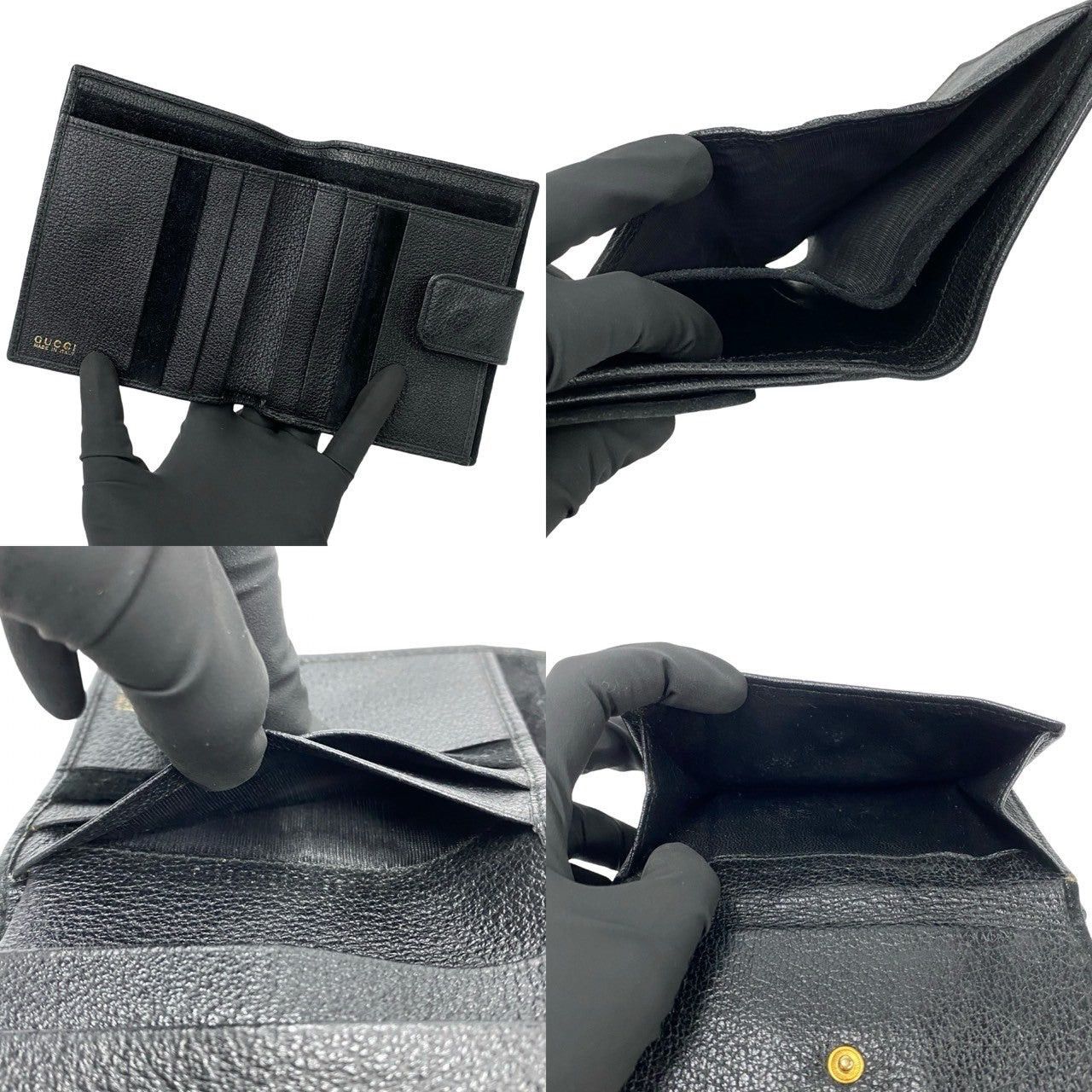Gucci Gucci Wallets & Case Black Leather Size ONE SIZE - 6 Thumbnail
