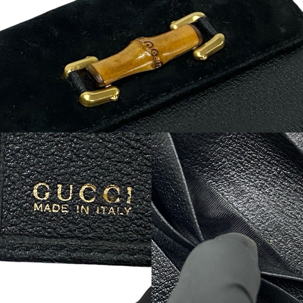 Gucci Gucci Wallets & Case Black Leather Size ONE SIZE - 2 Thumbnail