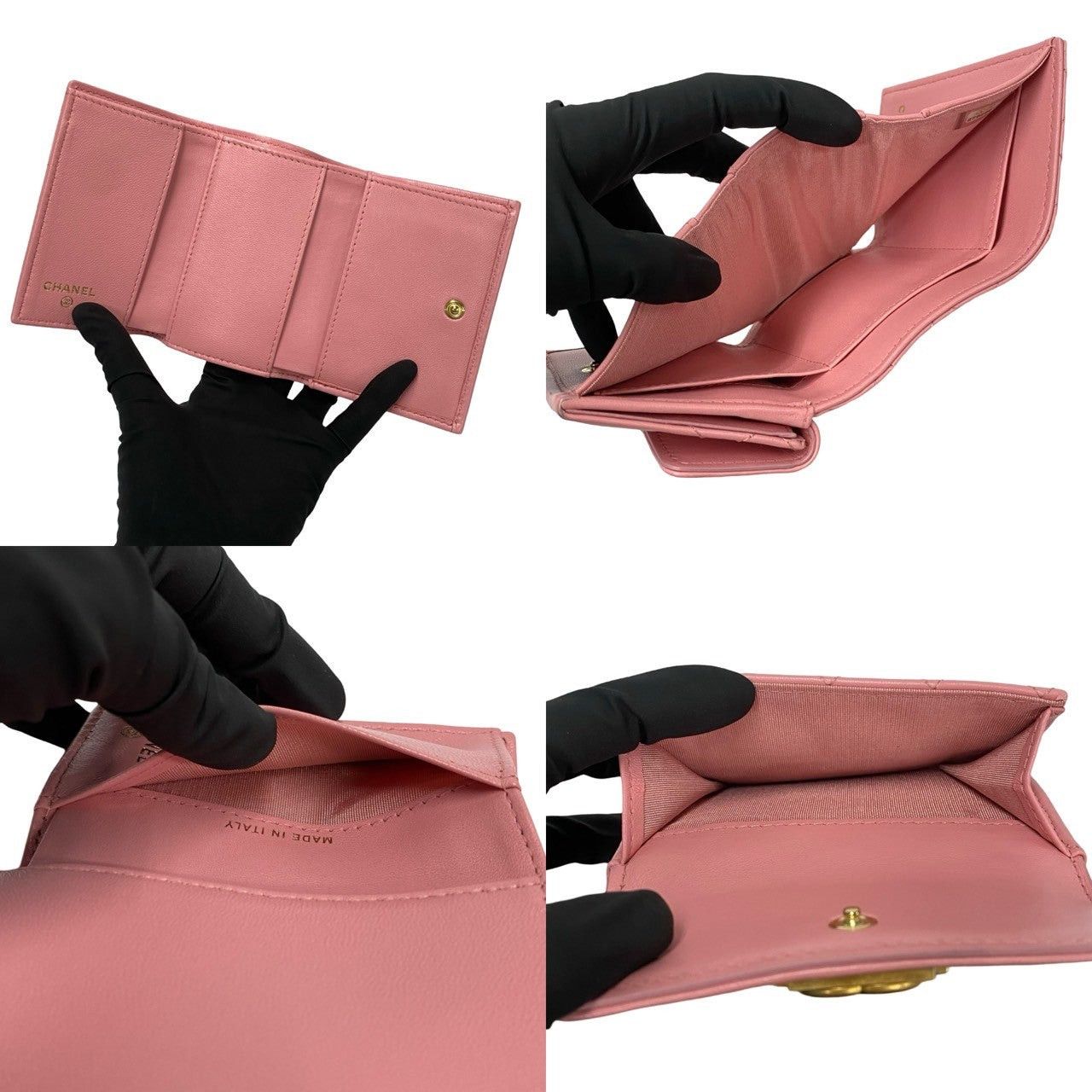 Chanel Chanel Pink Leather Size ONE SIZE - 6 Thumbnail