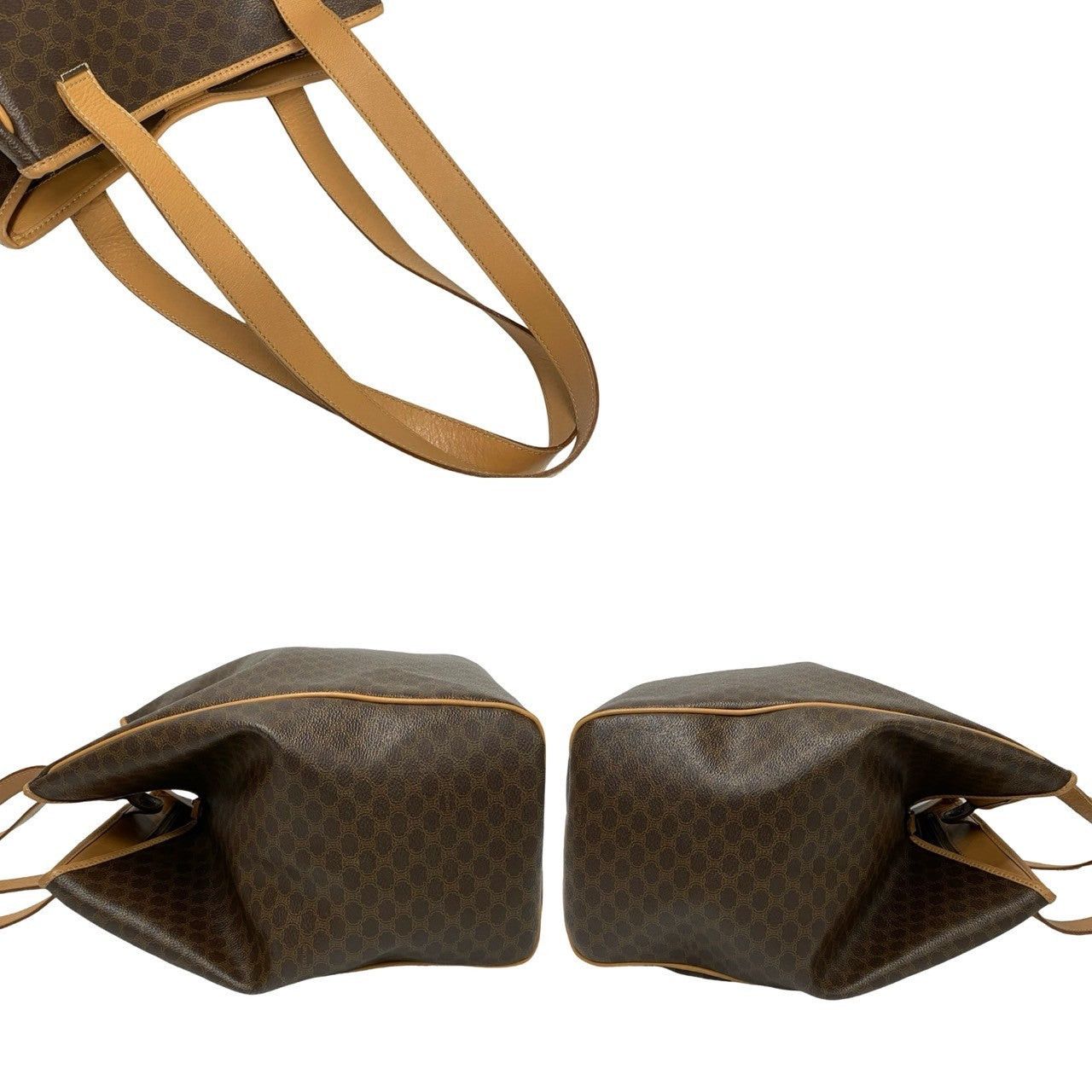 Celine Celine Tote Bag Brown Leather Size ONE SIZE - 5 Thumbnail