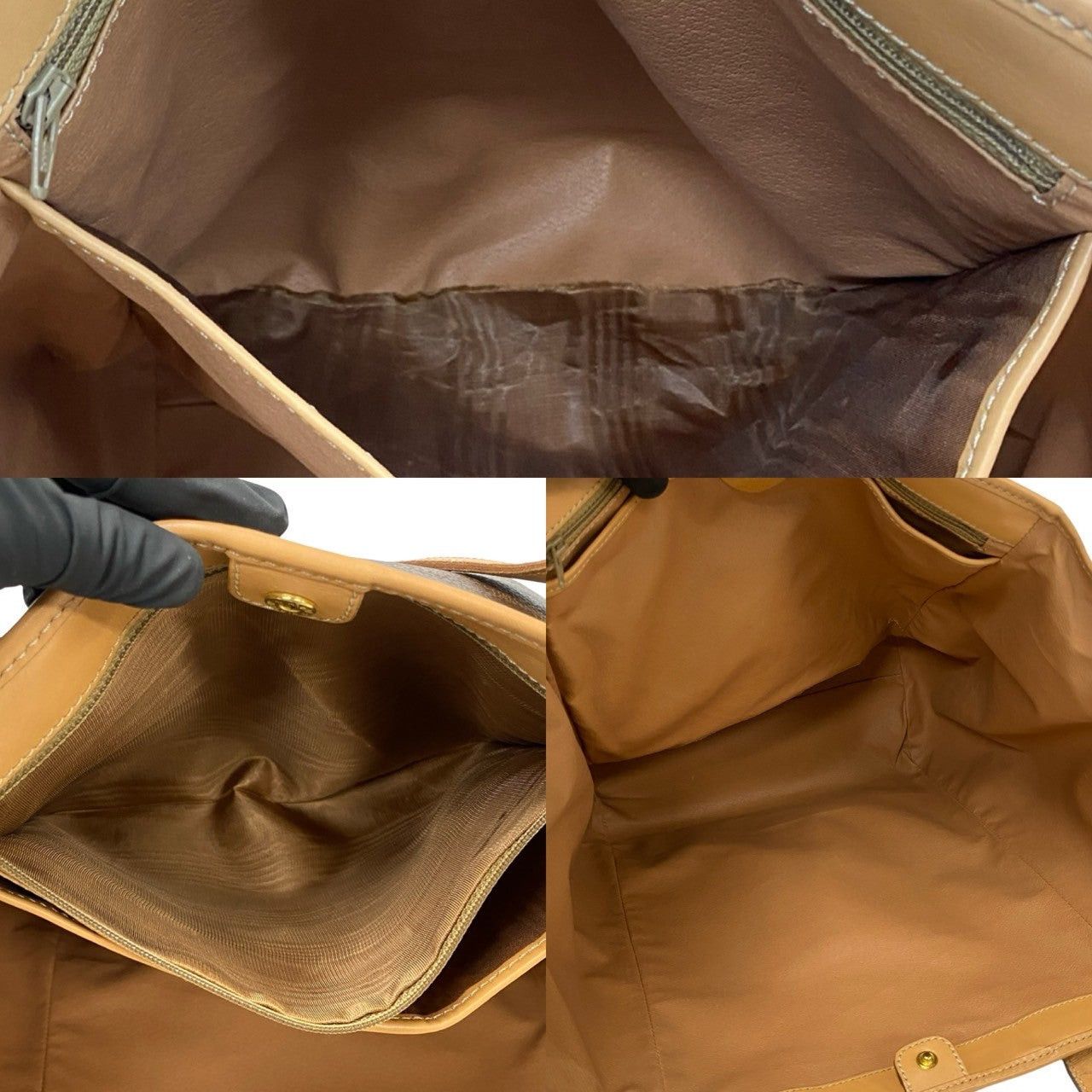 Celine Celine Tote Bag Brown Leather Size ONE SIZE - 8 Thumbnail
