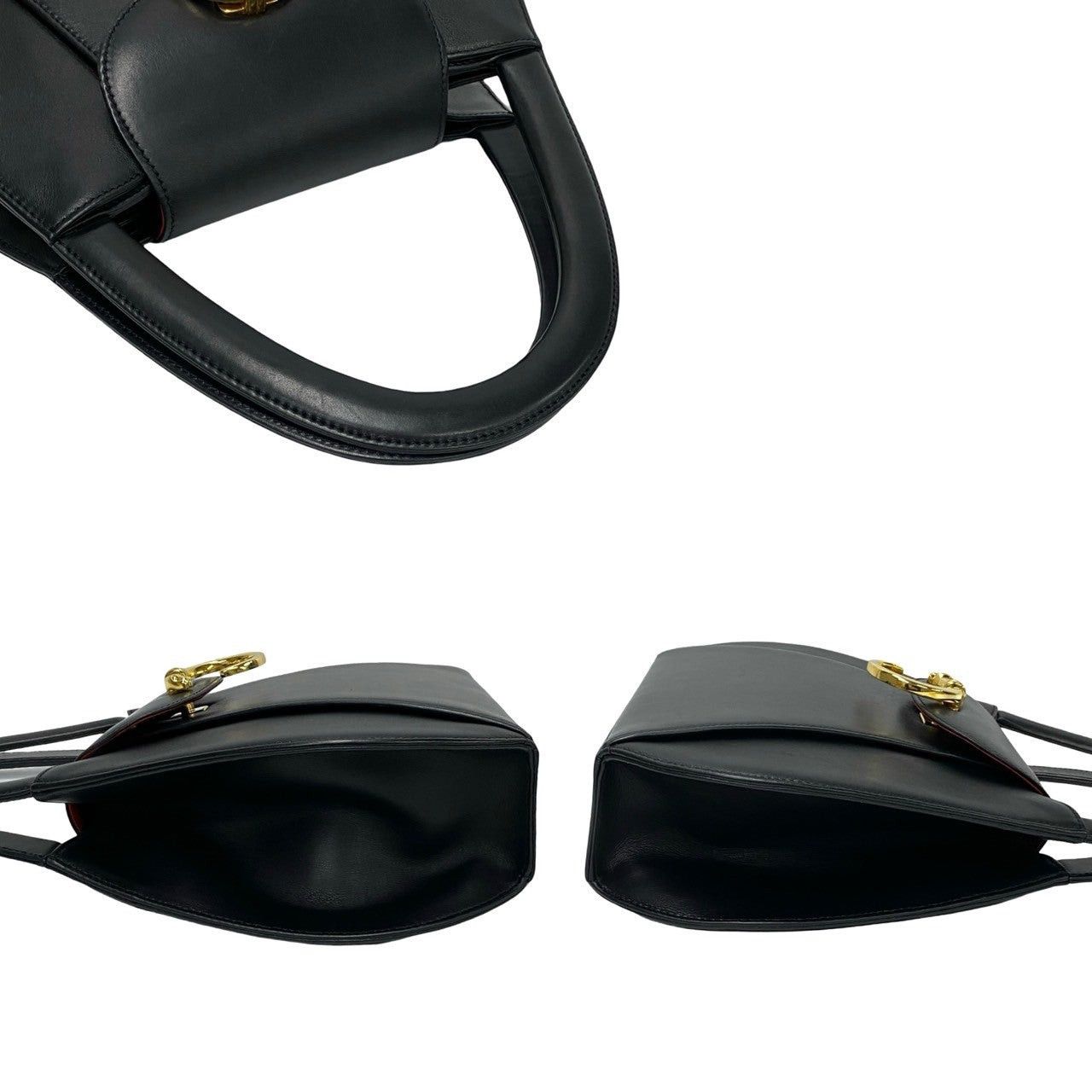 Cartier Cartier Handbag Black Leather Size ONE SIZE - 5 Thumbnail