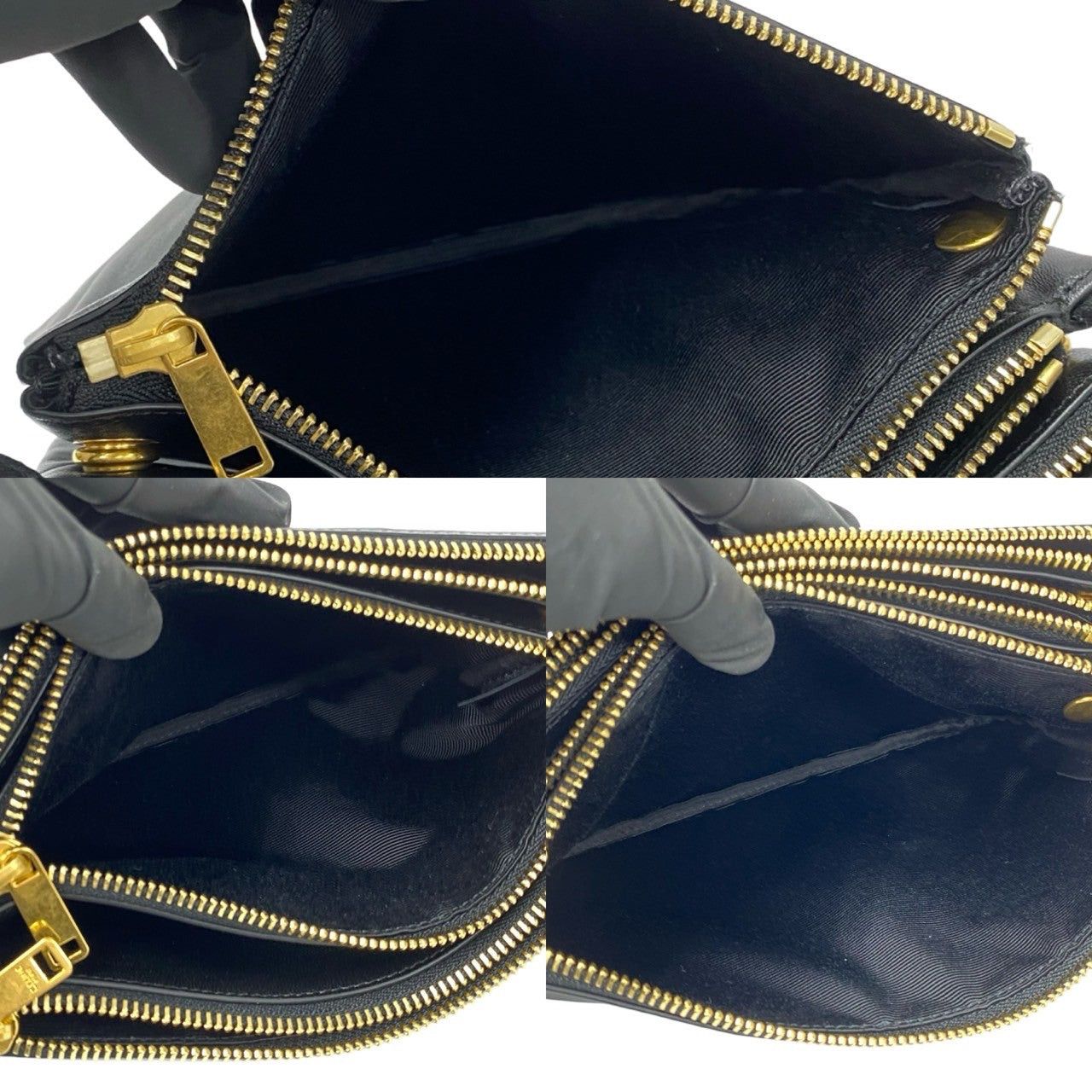 Celine Celine Shoulder Bag Black Leather Size ONE SIZE - 9 Thumbnail