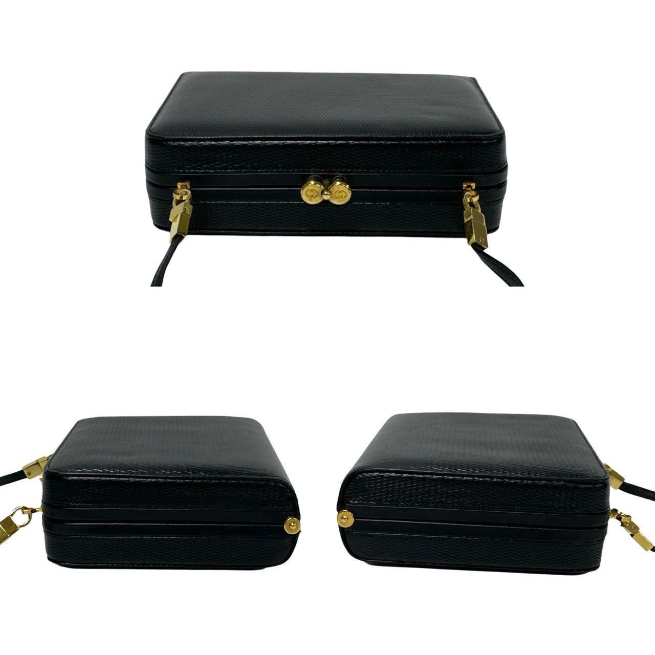 Gucci Gucci Shoulder Bag Black Leather Size ONE SIZE - 5 Thumbnail