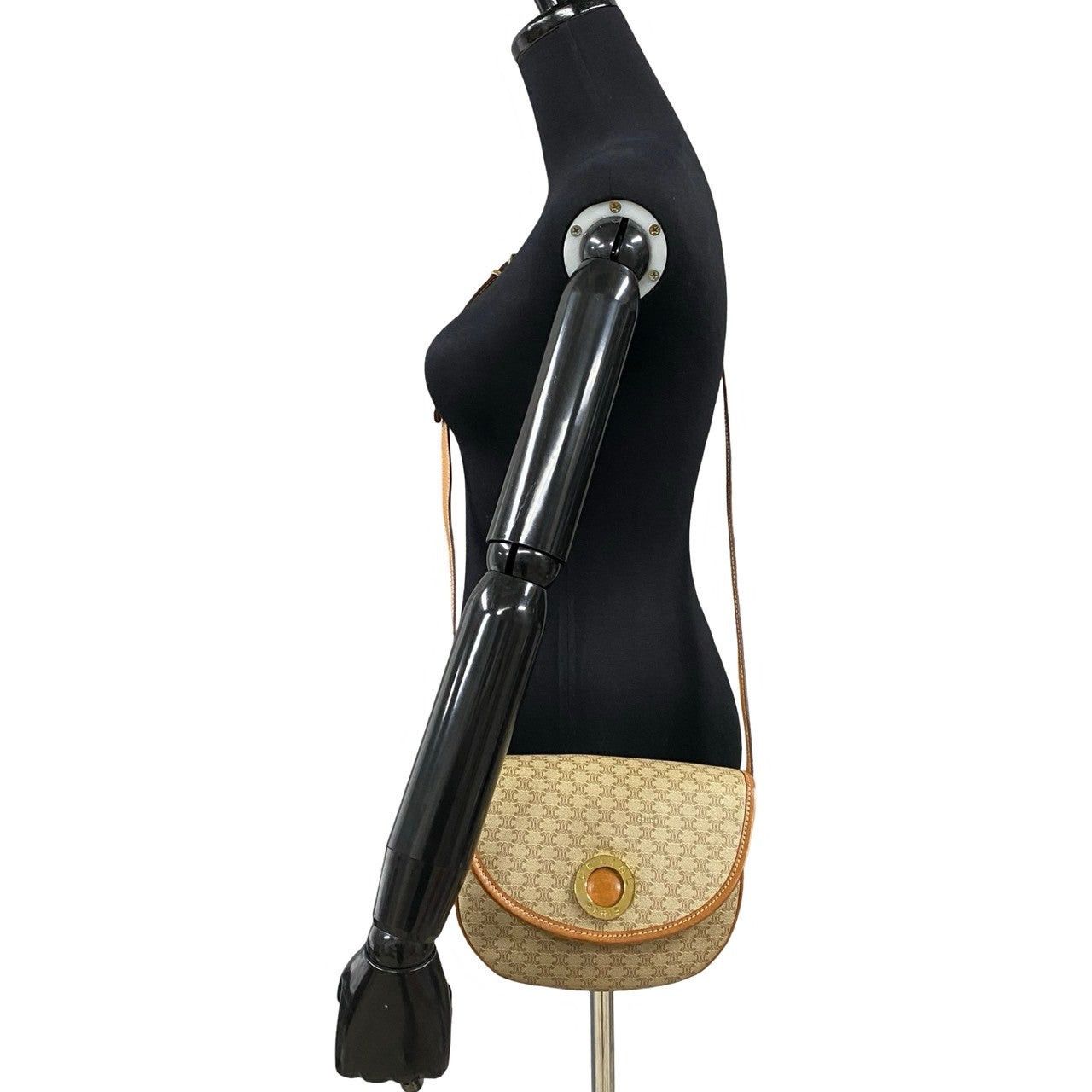 Celine Celine Shoulder Bag Neutrals Leather Size ONE SIZE - 2 Thumbnail