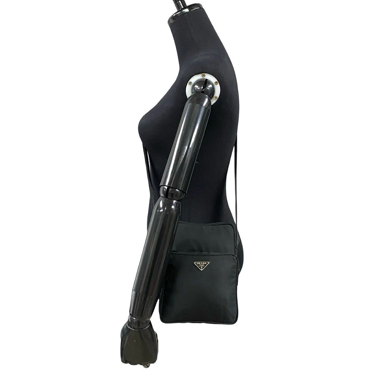 Prada Prada Shoulder Bag Black Leather Size ONE SIZE - 2 Thumbnail