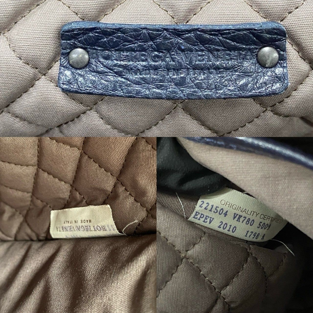 Bottega Veneta Bottega Veneta Handbag Blue Leather Size ONE SIZE - 3 Thumbnail