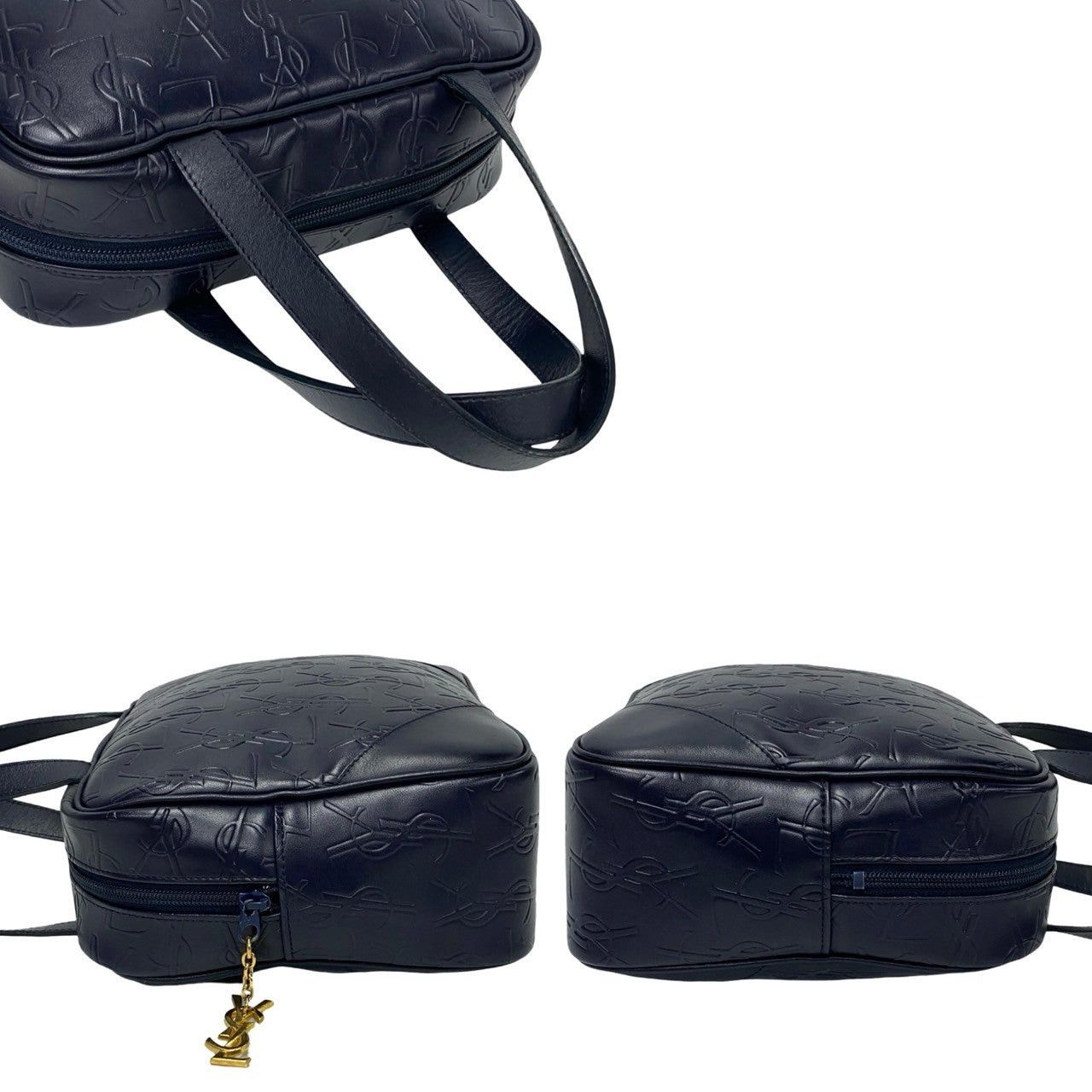 Yves Saint Laurent Yves Saint Laurent Handbag Blue Leather Size ONE SIZE - 5 Thumbnail