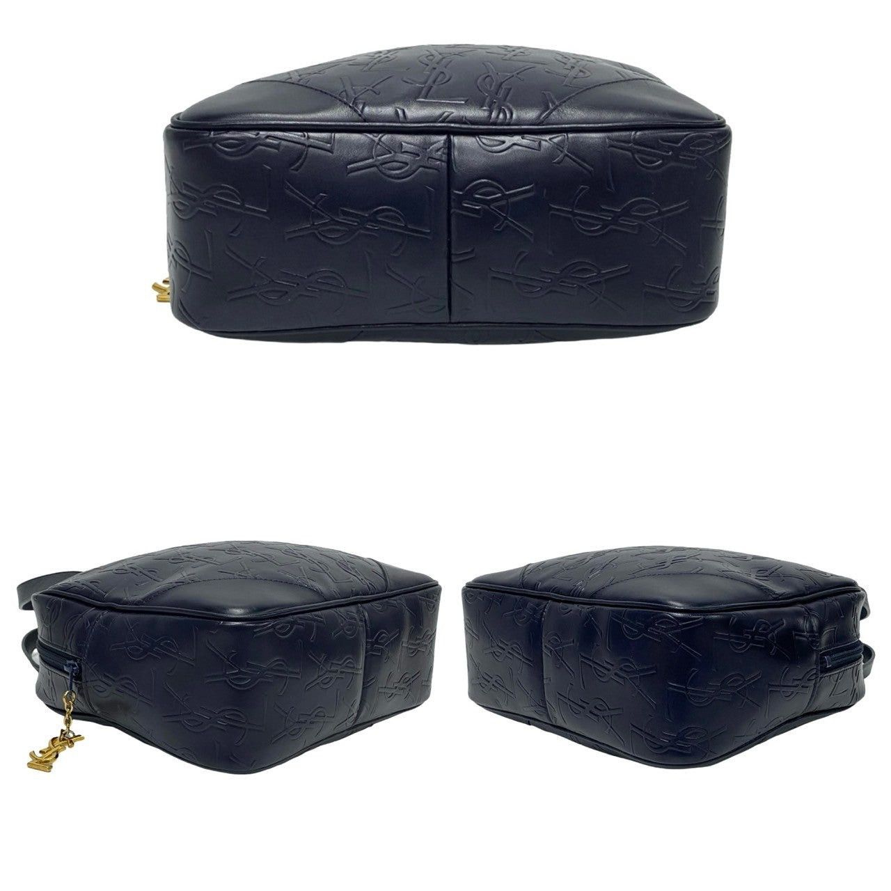 Yves Saint Laurent Yves Saint Laurent Handbag Blue Leather Size ONE SIZE - 6 Thumbnail