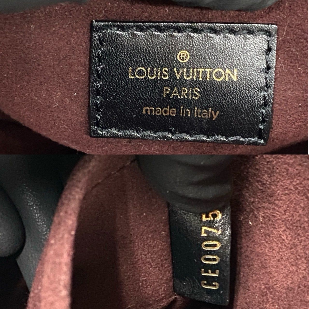 Louis Vuitton Louis Vuitton Handbag Black Leather Size ONE SIZE - 3 Thumbnail
