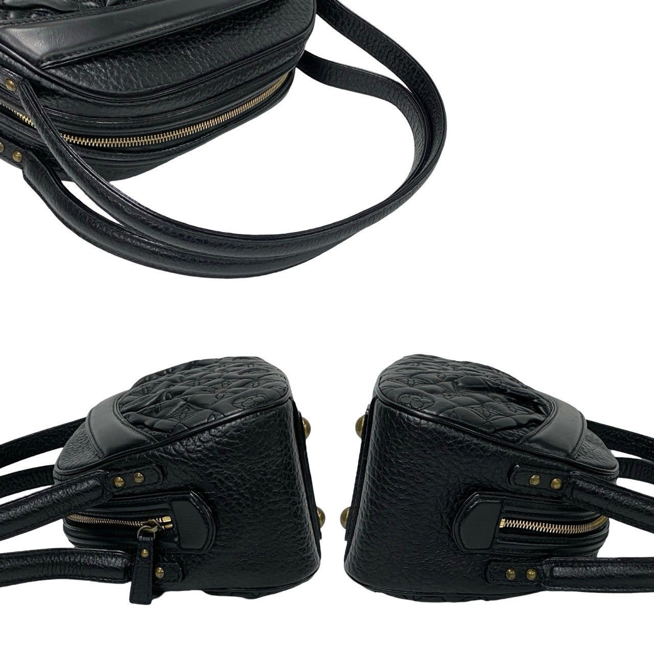 Louis Vuitton Louis Vuitton Handbag Black Leather Size ONE SIZE - 5 Thumbnail