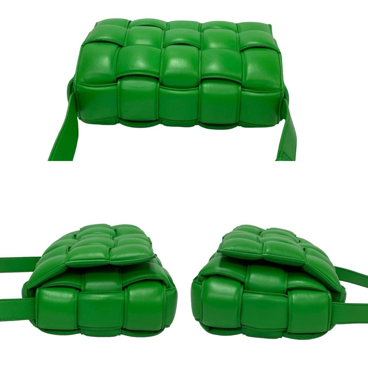 Bottega Veneta Bottega Veneta Shoulder Bag Green Leather Size ONE SIZE - 5 Thumbnail